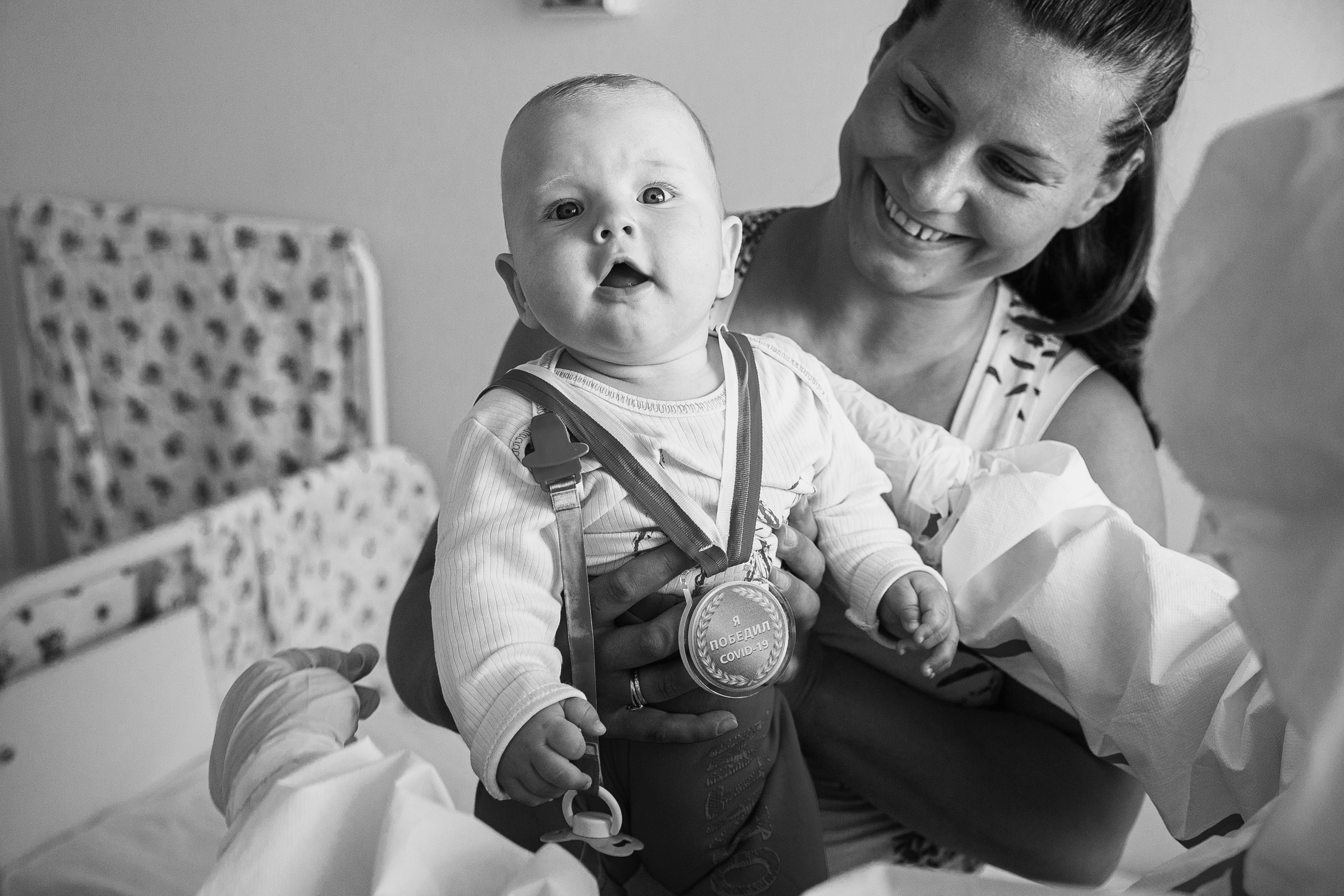 Фото из больницы с ребенком