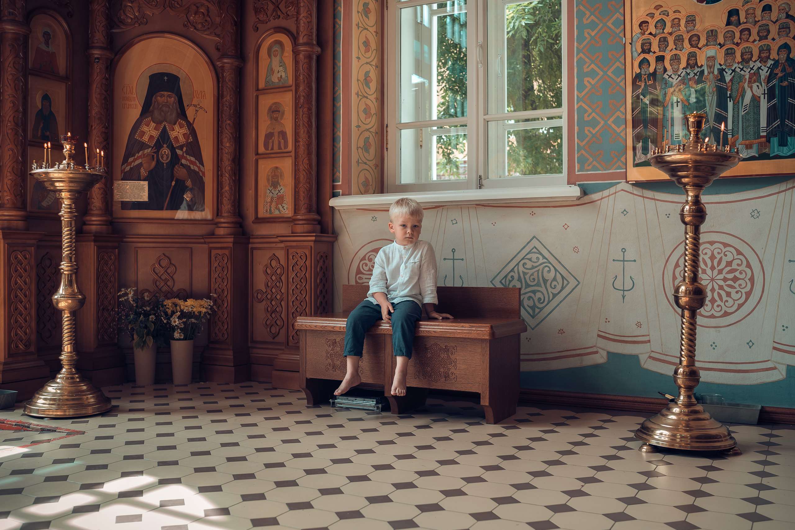 Крещение Юры Храм Иоанна Предтечи. Фотограф на Крещение и Венчание в Красноярске Рамазанова Юлия