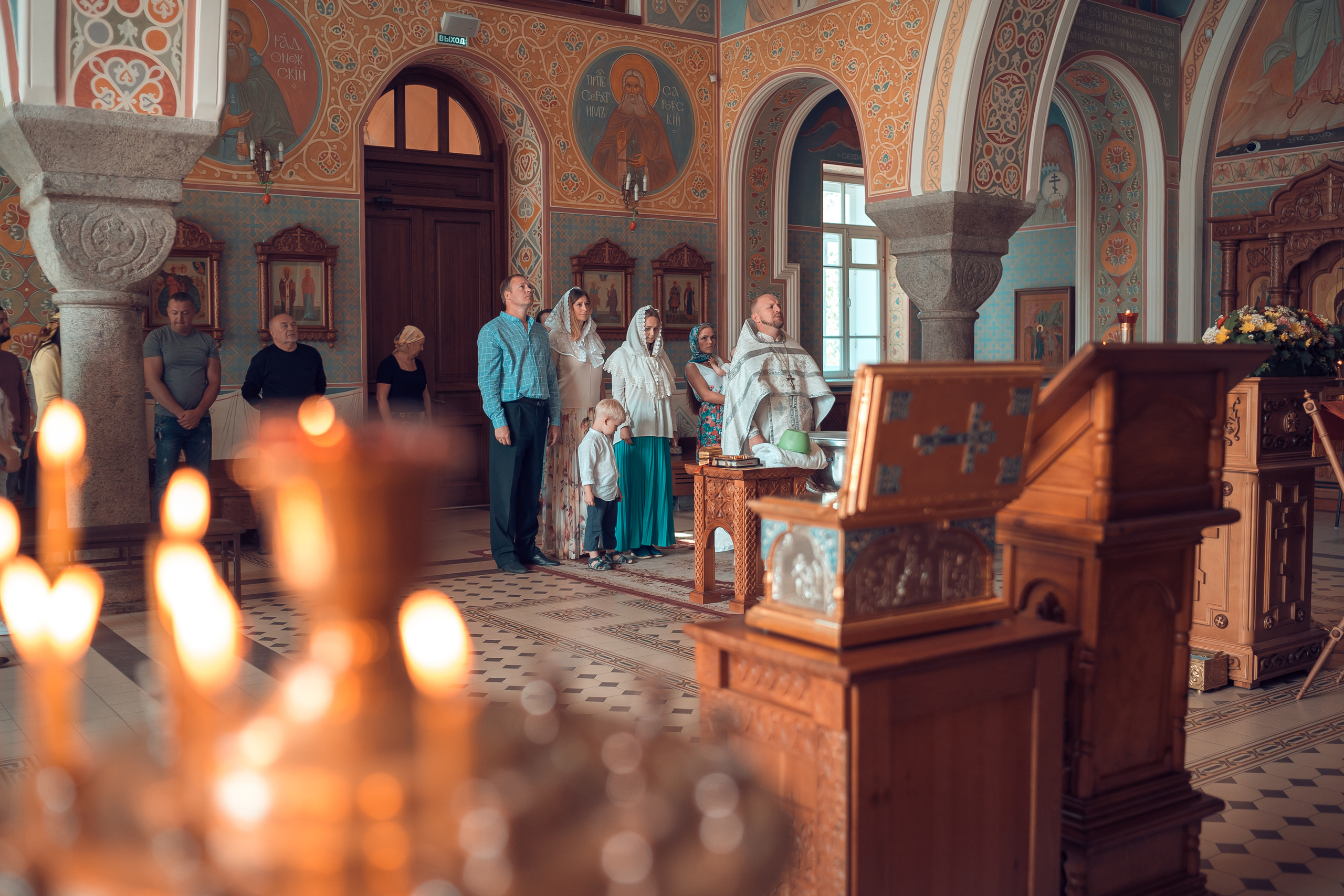 Крещение Юры Храм Иоанна Предтечи. Фотограф на Крещение и Венчание в Красноярске Рамазанова Юлия