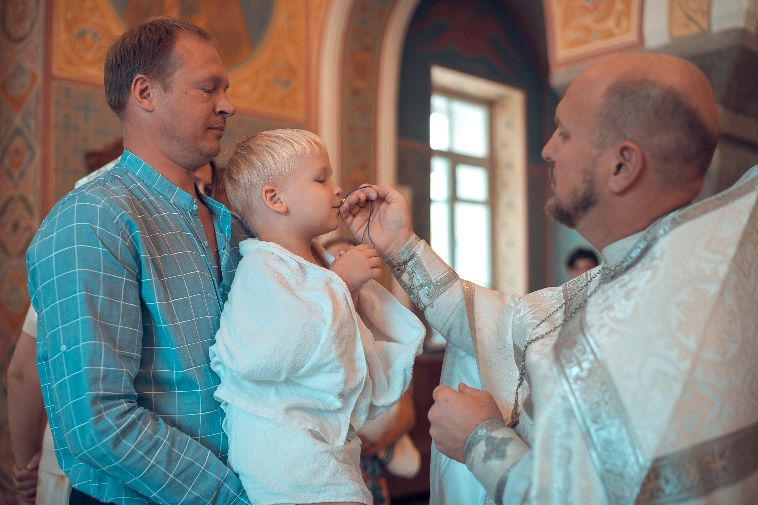 Крещение Юры Храм Иоанна Предтечи. Фотограф на Крещение и Венчание в Красноярске Рамазанова Юлия