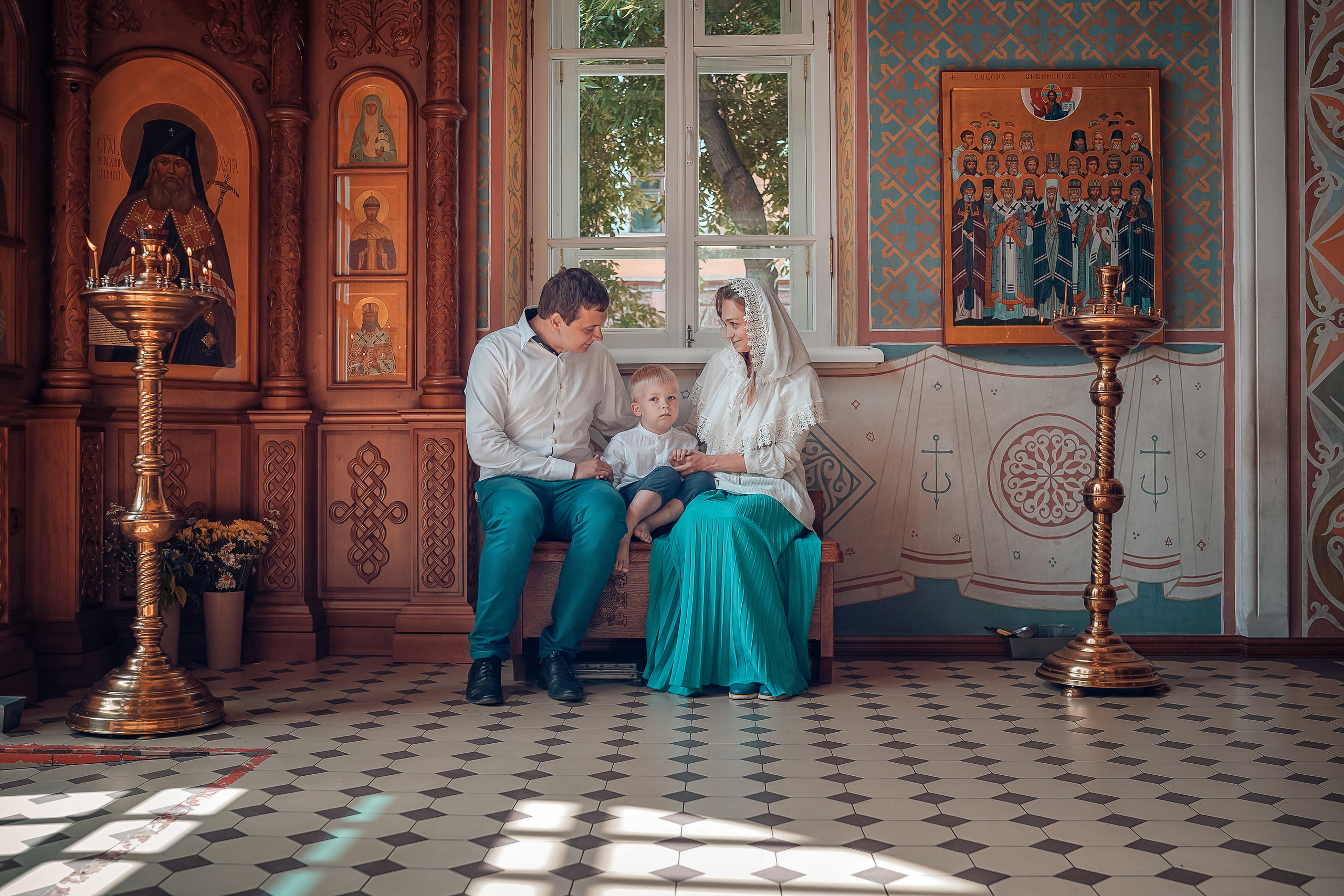 Крещение Юры Храм Иоанна Предтечи. Фотограф на Крещение и Венчание в Красноярске Рамазанова Юлия