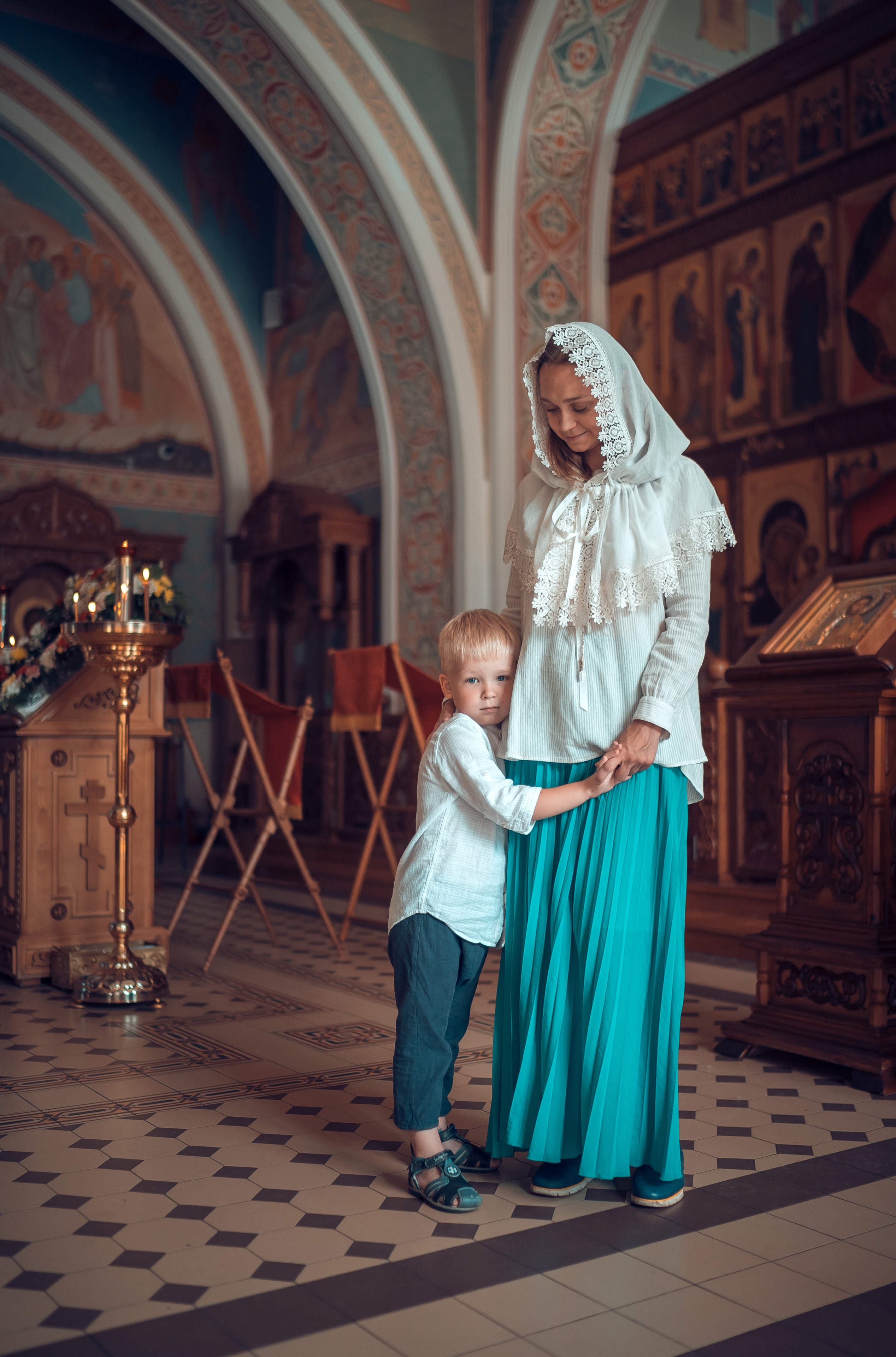 Крещение Юры Храм Иоанна Предтечи. Фотограф на Крещение и Венчание в Красноярске Рамазанова Юлия