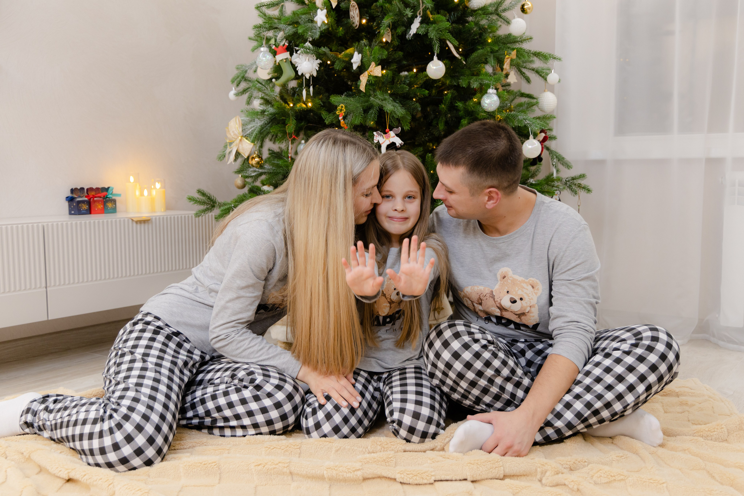 Семейный Новый год. Фотограф Братск Юлий Дежин