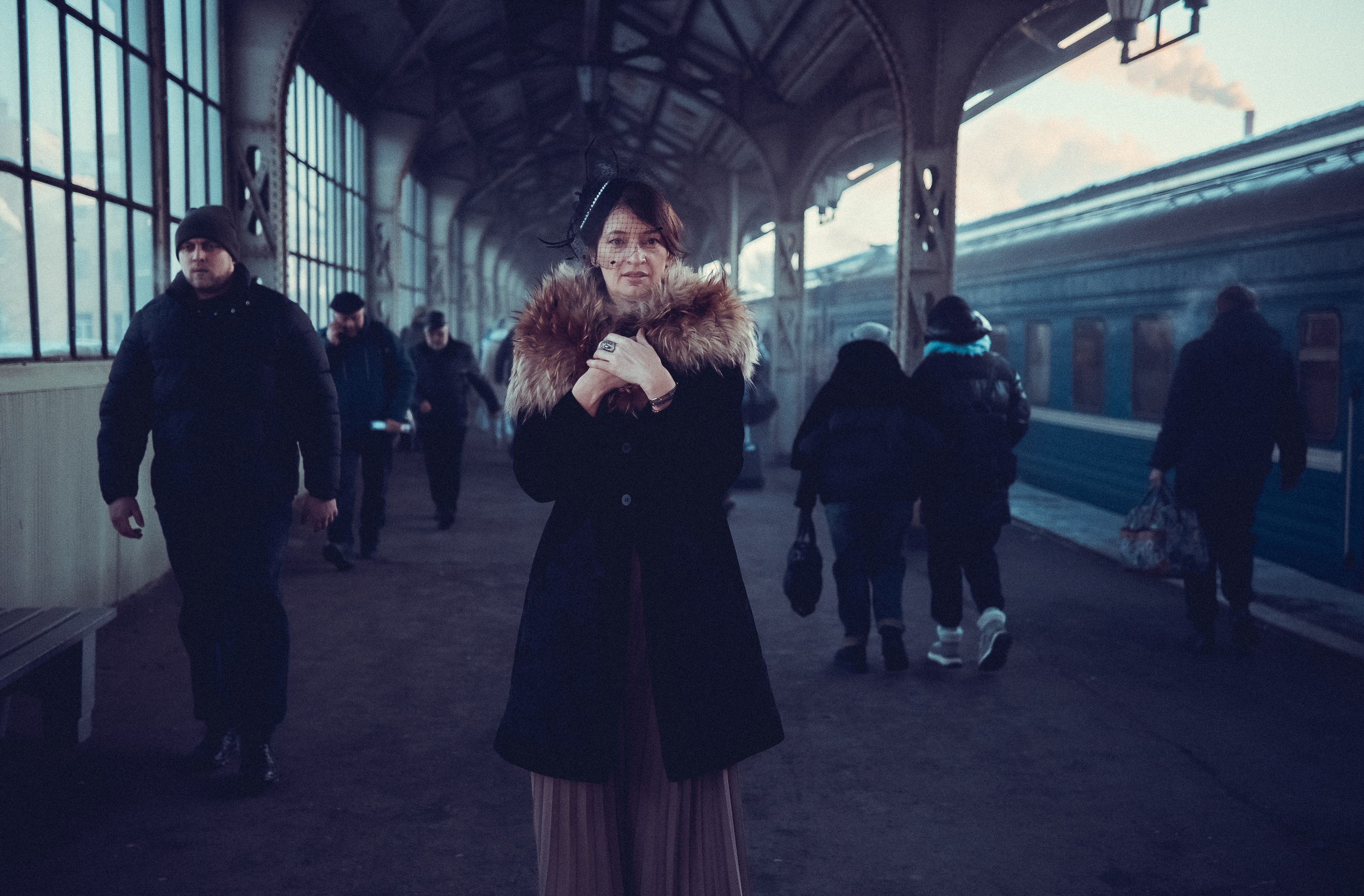 Ретро на Витебском вокзале. Professional photoartist in St. Petersburg (wedding, reportage, portrait, model book, love story) Alexander Shvedov