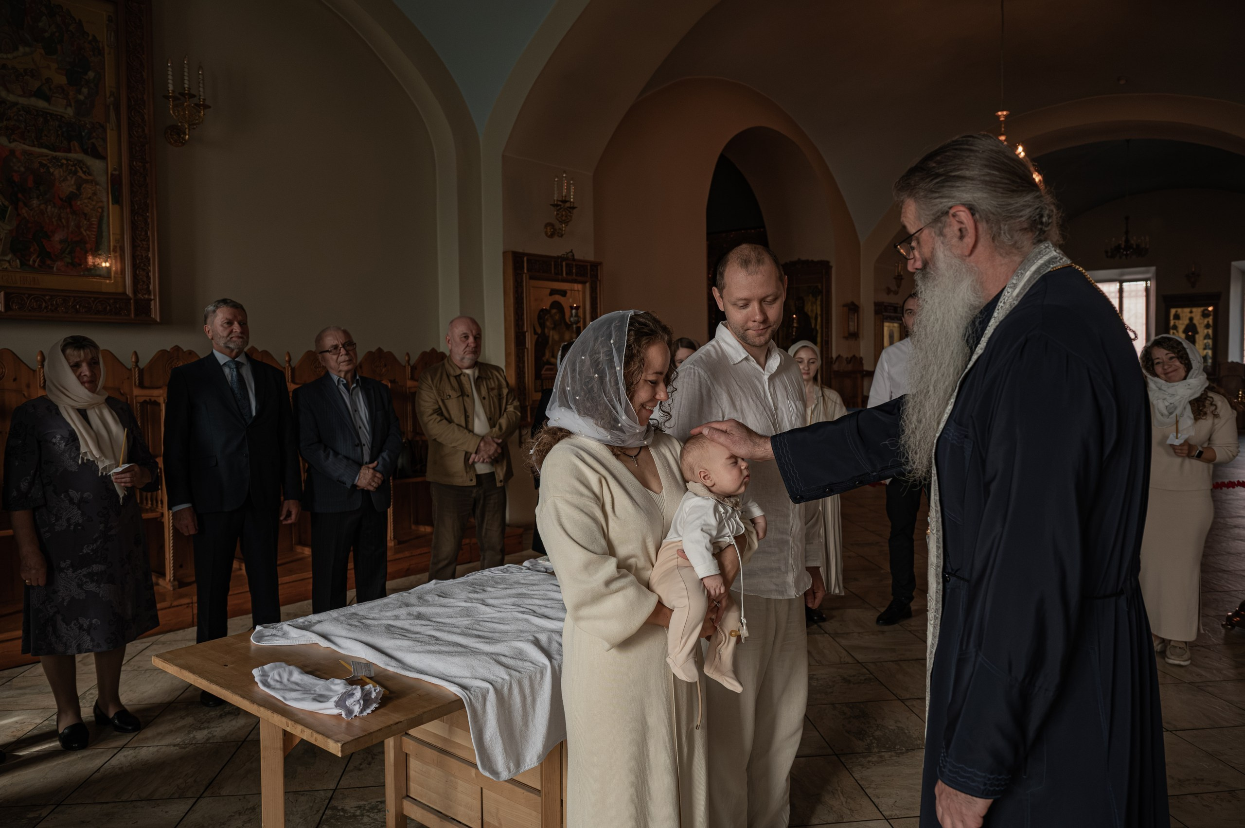 Крещение в Храме Сорока Севастийских Мучеников. Вы проживаете свой лучший момент- я сохраняю его в фотографиях фотограф Руслан Каримов Одинцово Москва