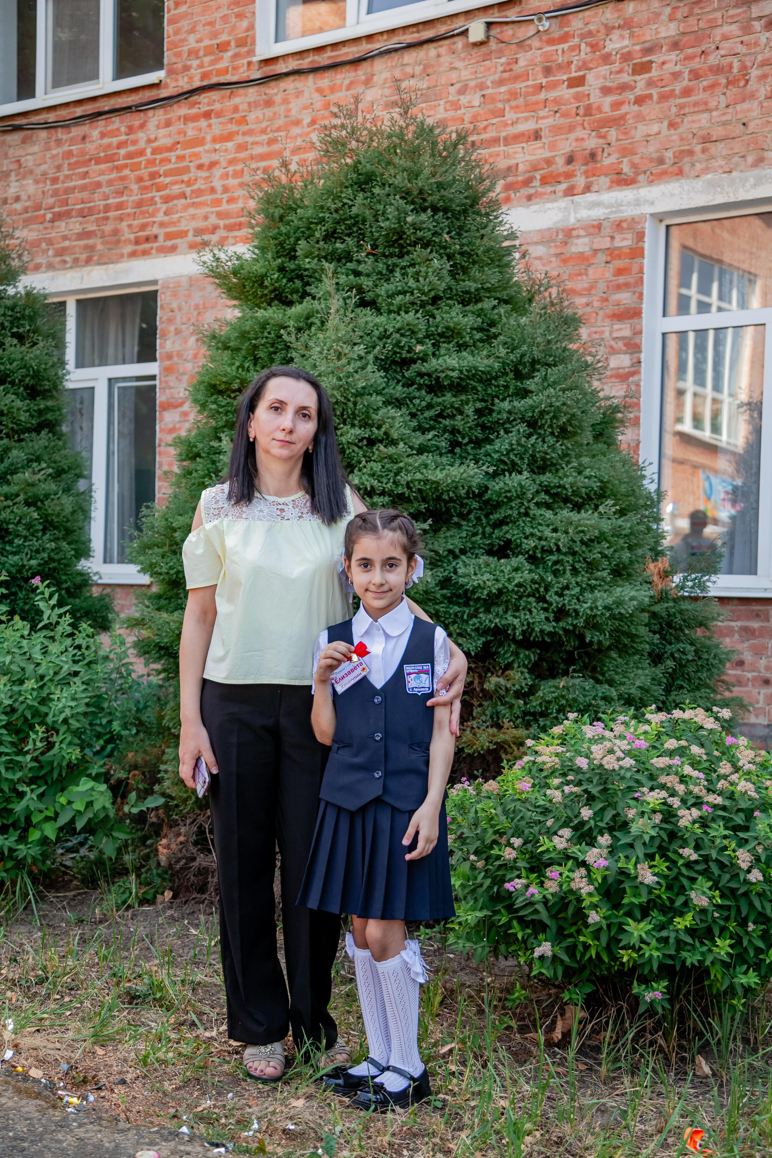 1 сентября линейка. Свадебный и семейный фотограф в Армавире