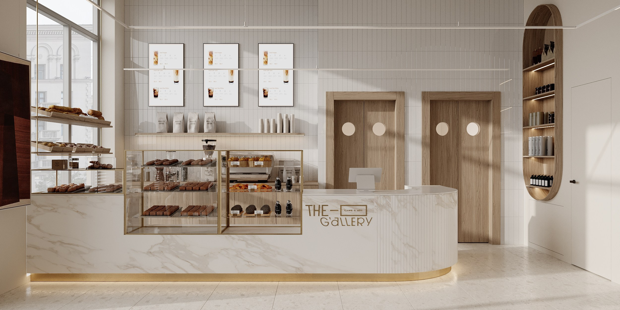 Кофейня · The Gallery. Дизайн интерьера в Калининграде — студия Dune Design. Архитектурный минимализм для жилых и коммерческих пространств
