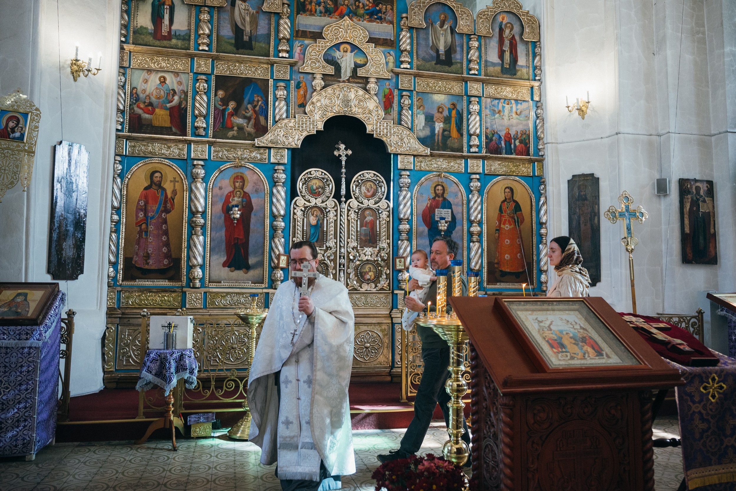 Фотосъемка таинства крещения млд. Захарии. Семейный фотограф на крещение, венчание в Иваново Галина Скурихина