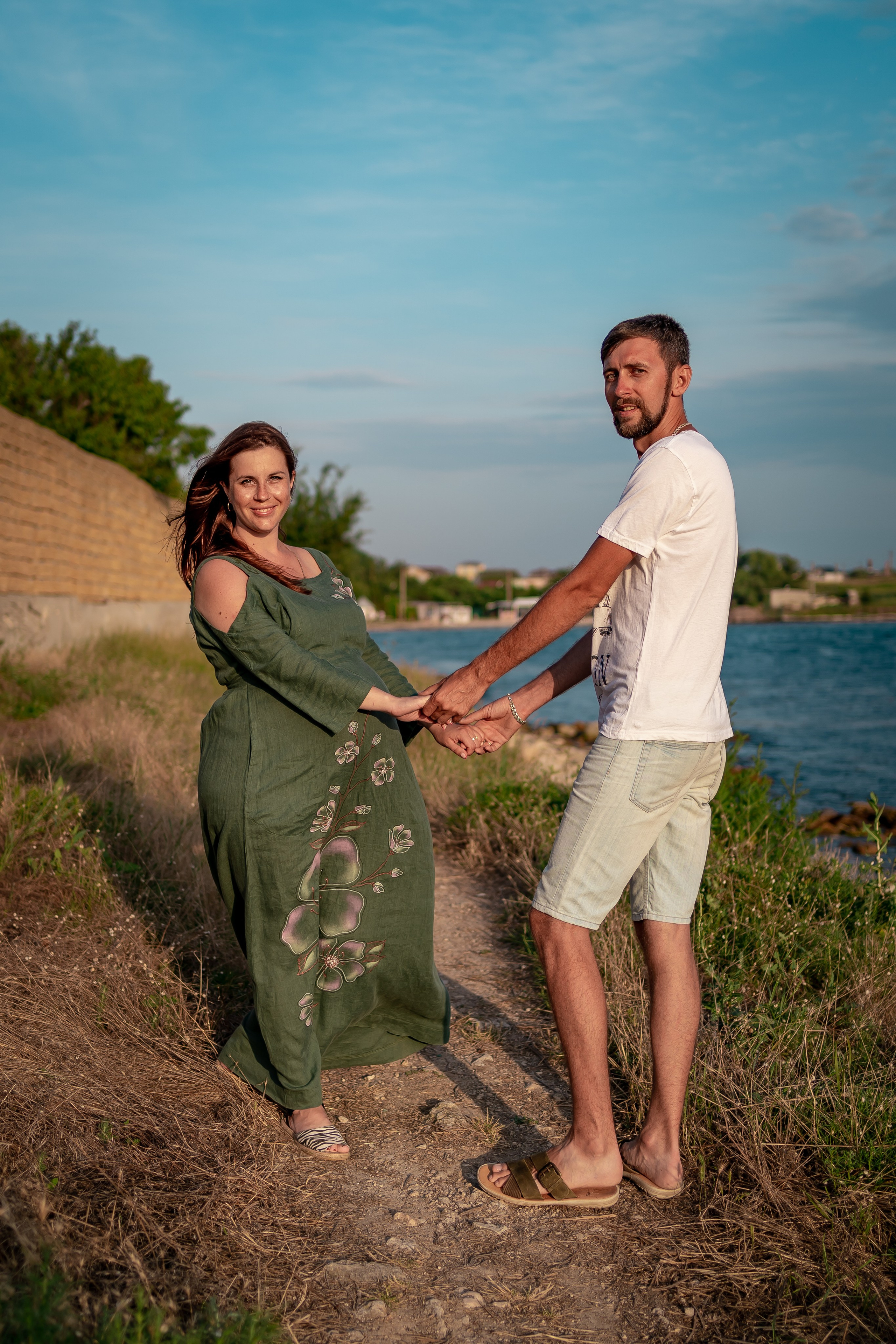 Вероника с мужем в Крыму. Семейный фотограф Варвара Сорока в городе Москве