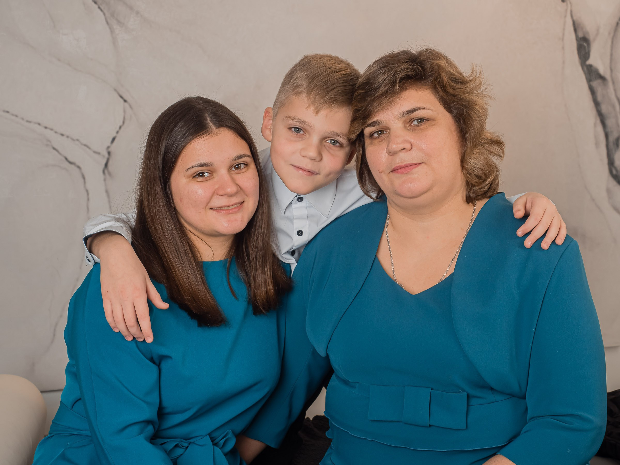 новогодняя фотосессия мама и дети