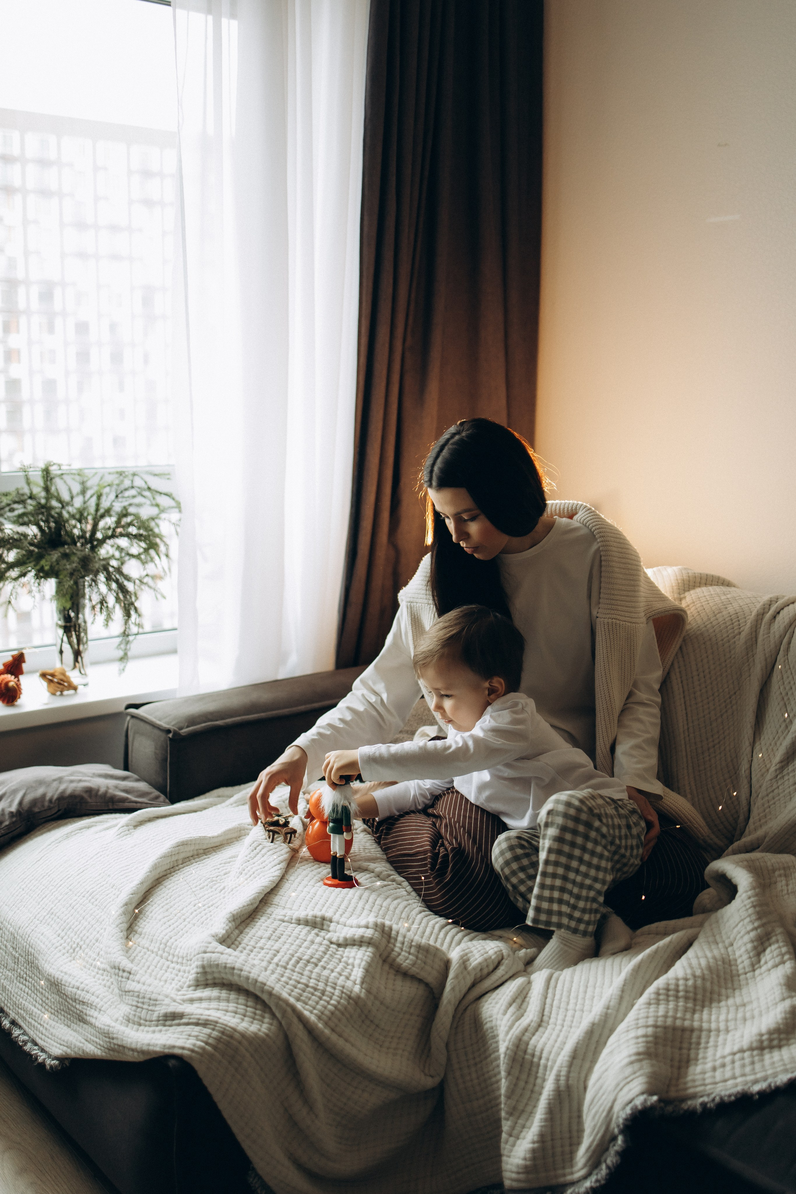 Алена и Родион. Семейный, домашний, ньюборн фотограф Москва Цветкова Елизавета
