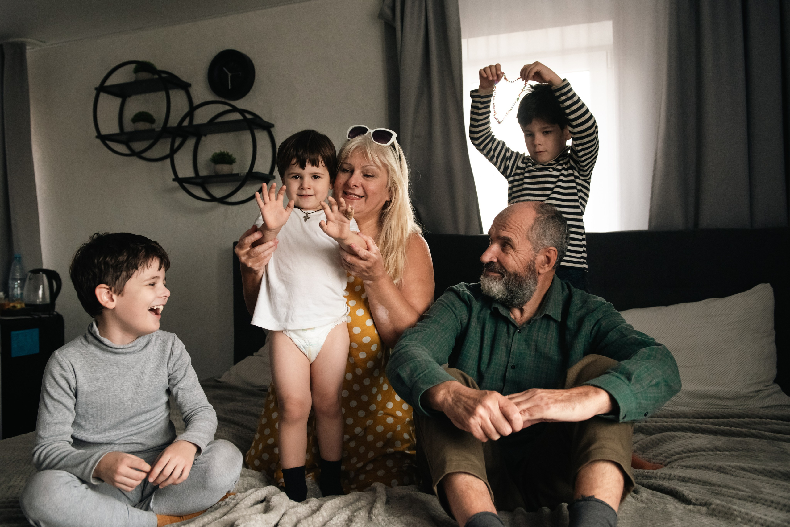 С дедушкой. Фотограф, визажист. Москва