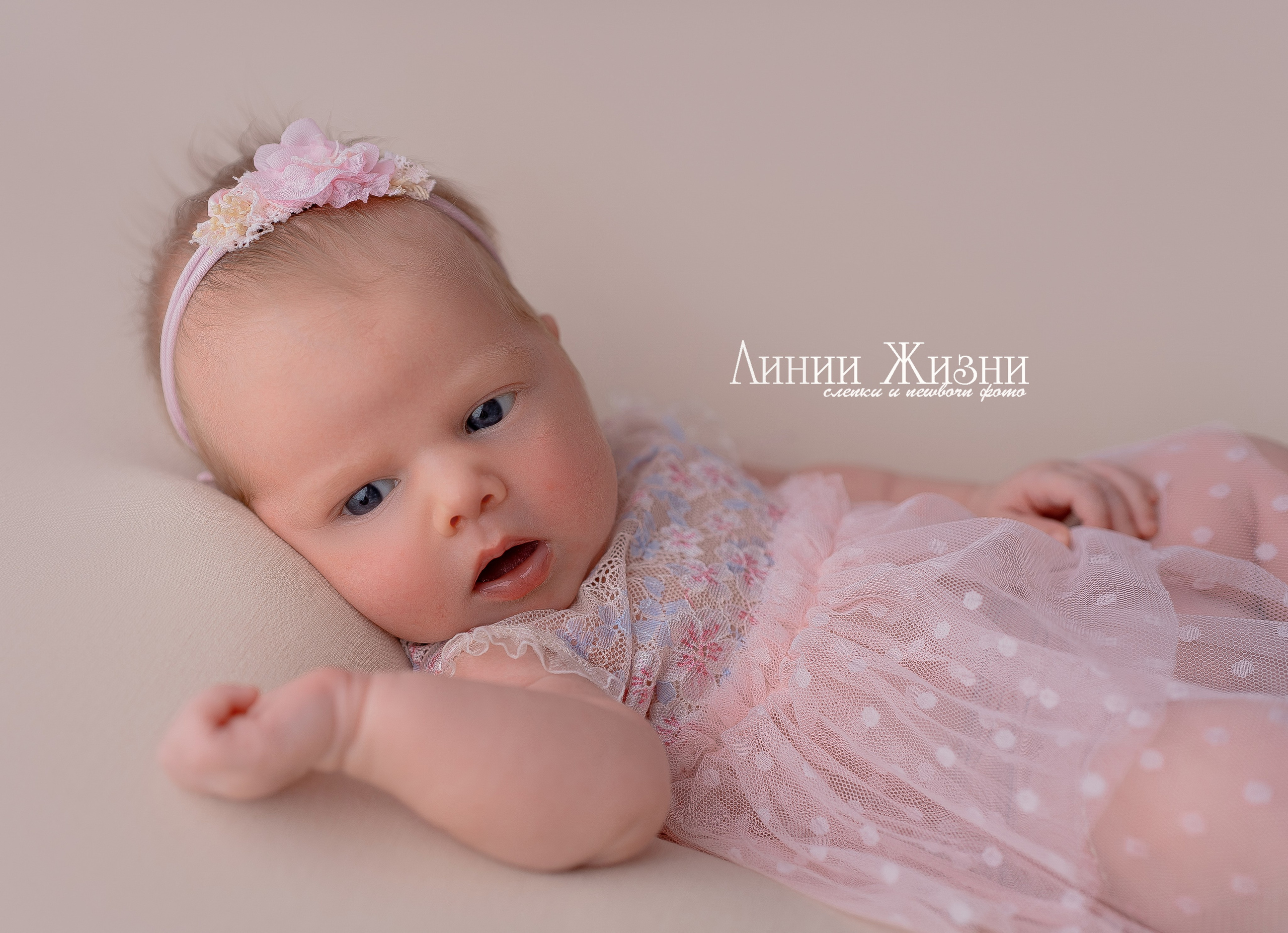 Полина 1 месяц. Фотограф новорожденных в Нижнем Новгороде Сергеева Оксана