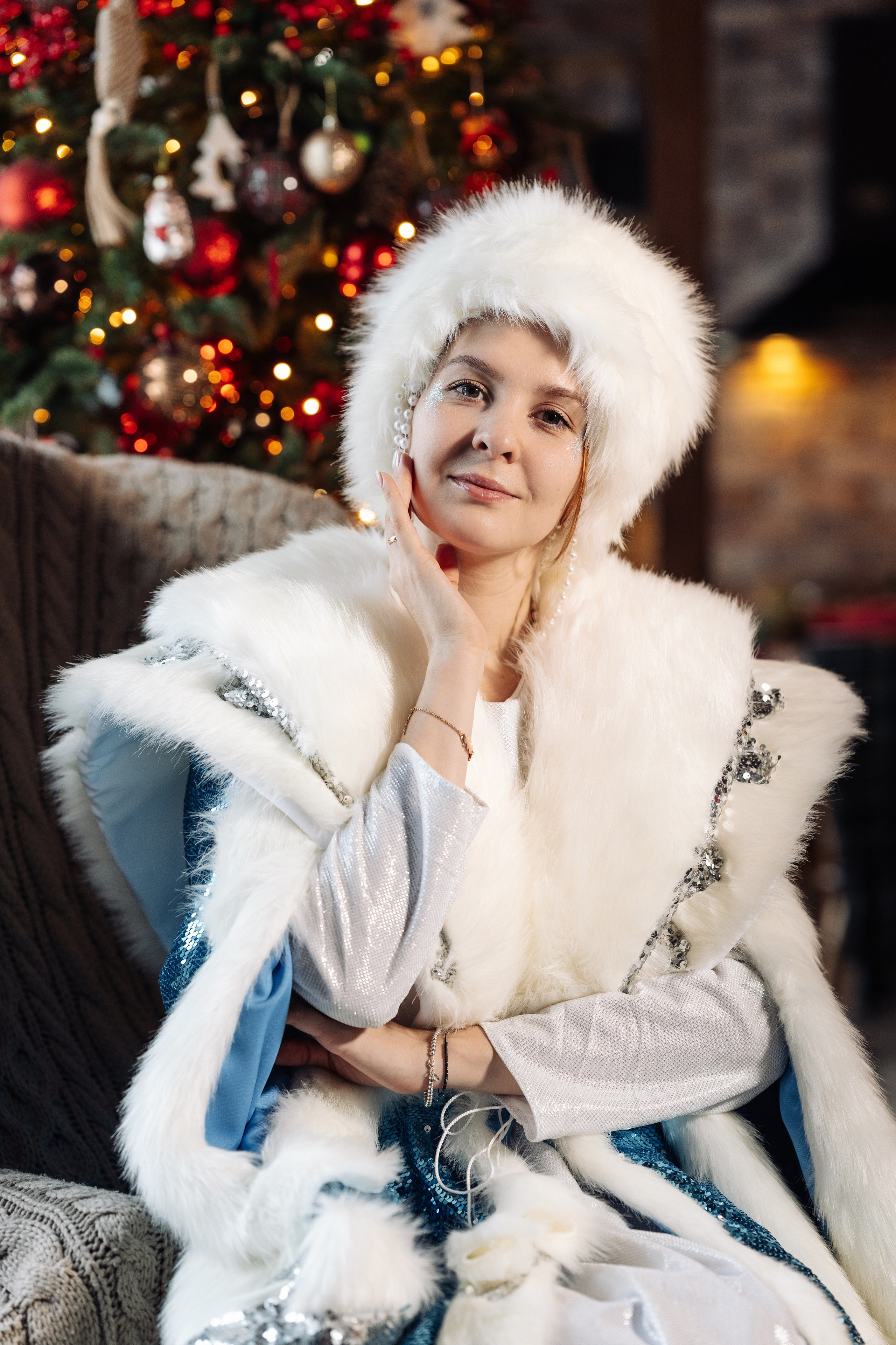 Дед Мороз и Снегурочка. Свадебный и семейный фотограф Ксения Ржевская (Митрохина)