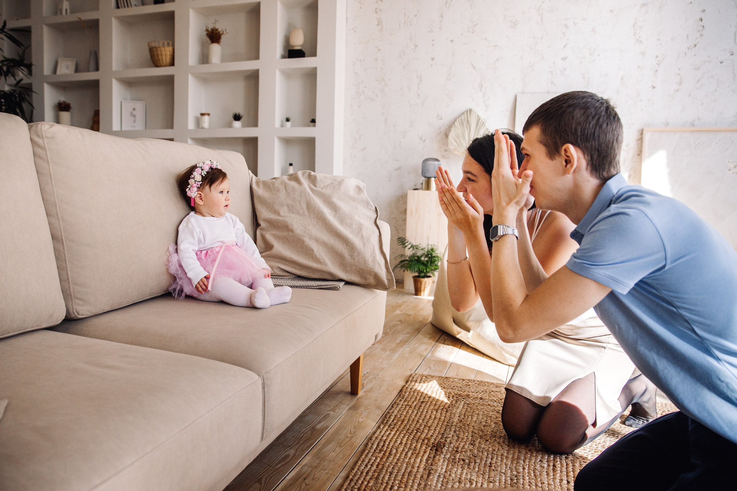 Семейная студийная фотосессия. Марина Соколова. Контентный и семейный фотограф г. Красноярск