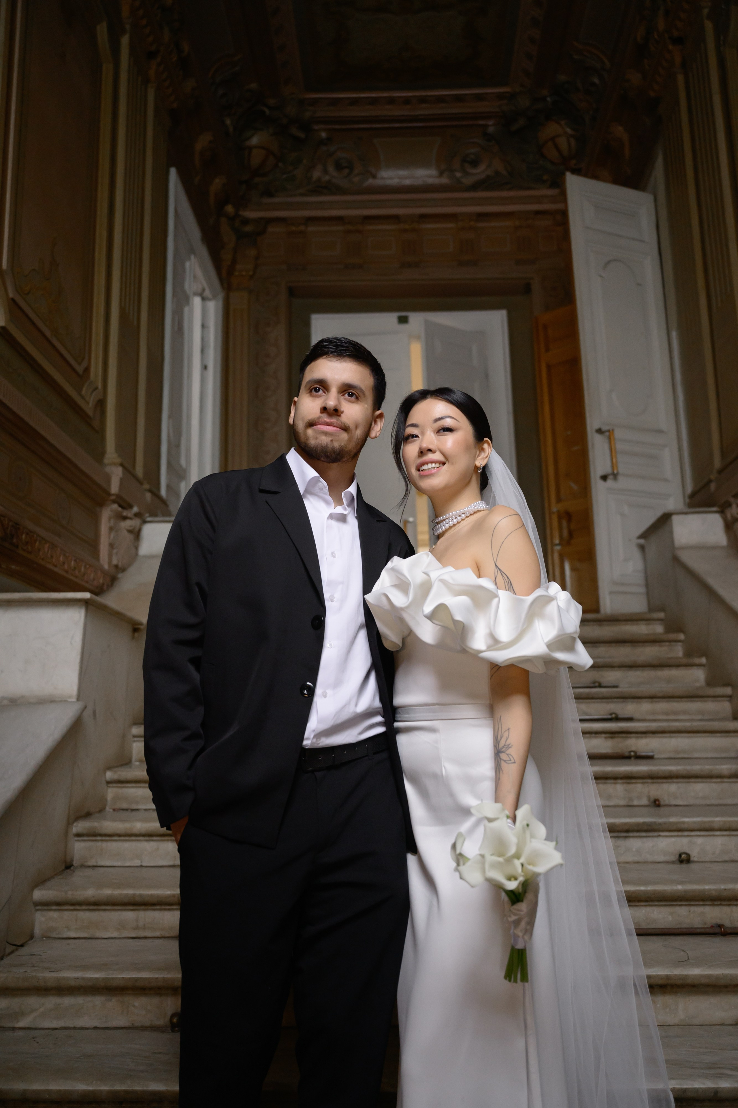 Свадьба для двоих в Москве. Грибоедовский ЗАГС и фотостудия 21 Kult. Semerlina.ru