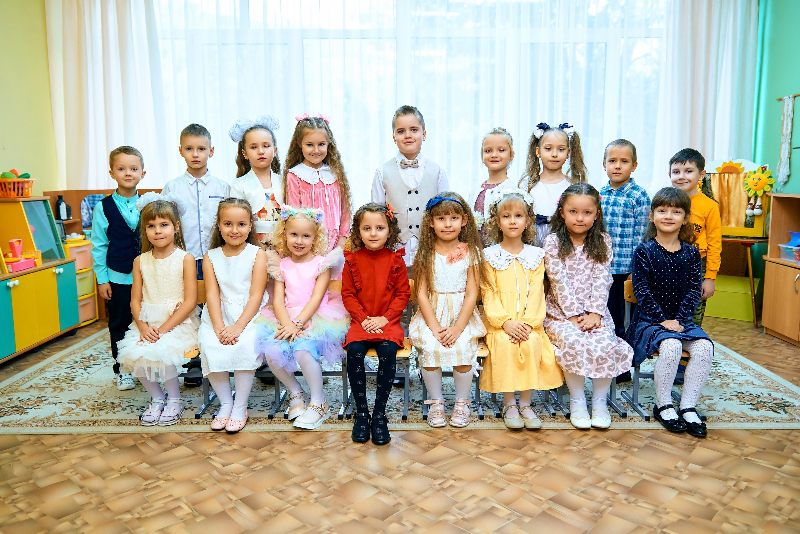 Подготовительная группа Детского сада № 75 выпуск 2024 года. Фотограф в Орле Павел Черкасов
