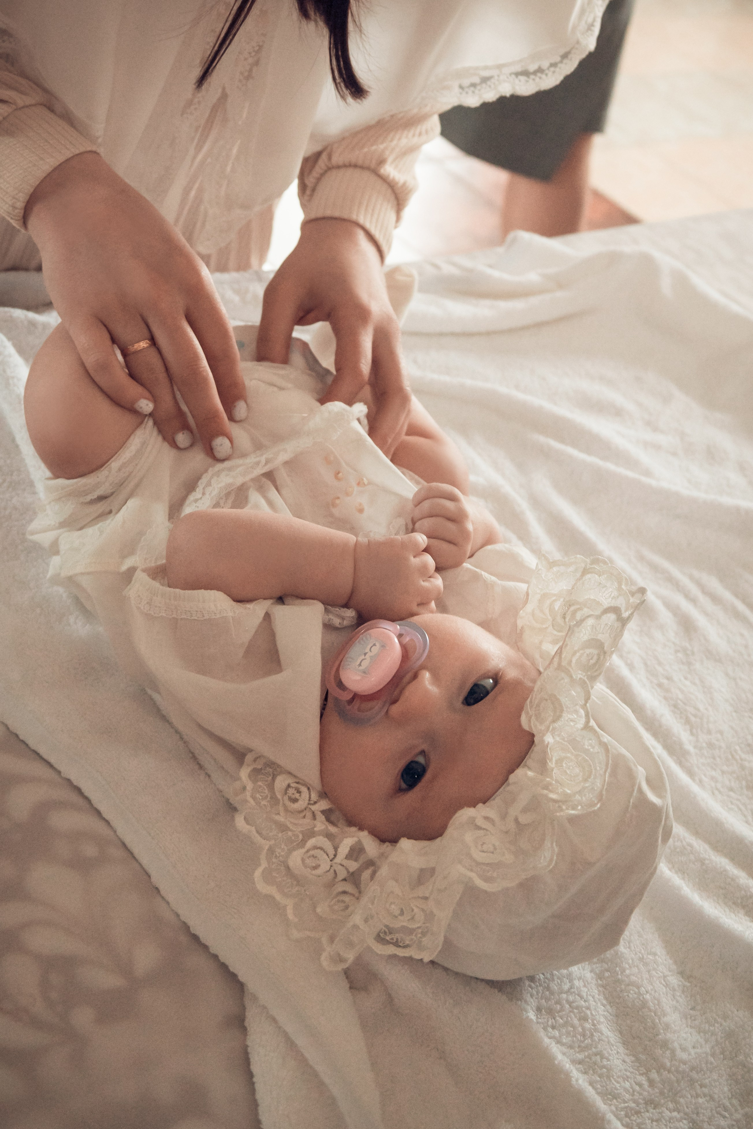 Таинство Крещения Ксении. Церковь Василия, епископа Рязанского. Семейный фотограф в Рязани и Рязанской области