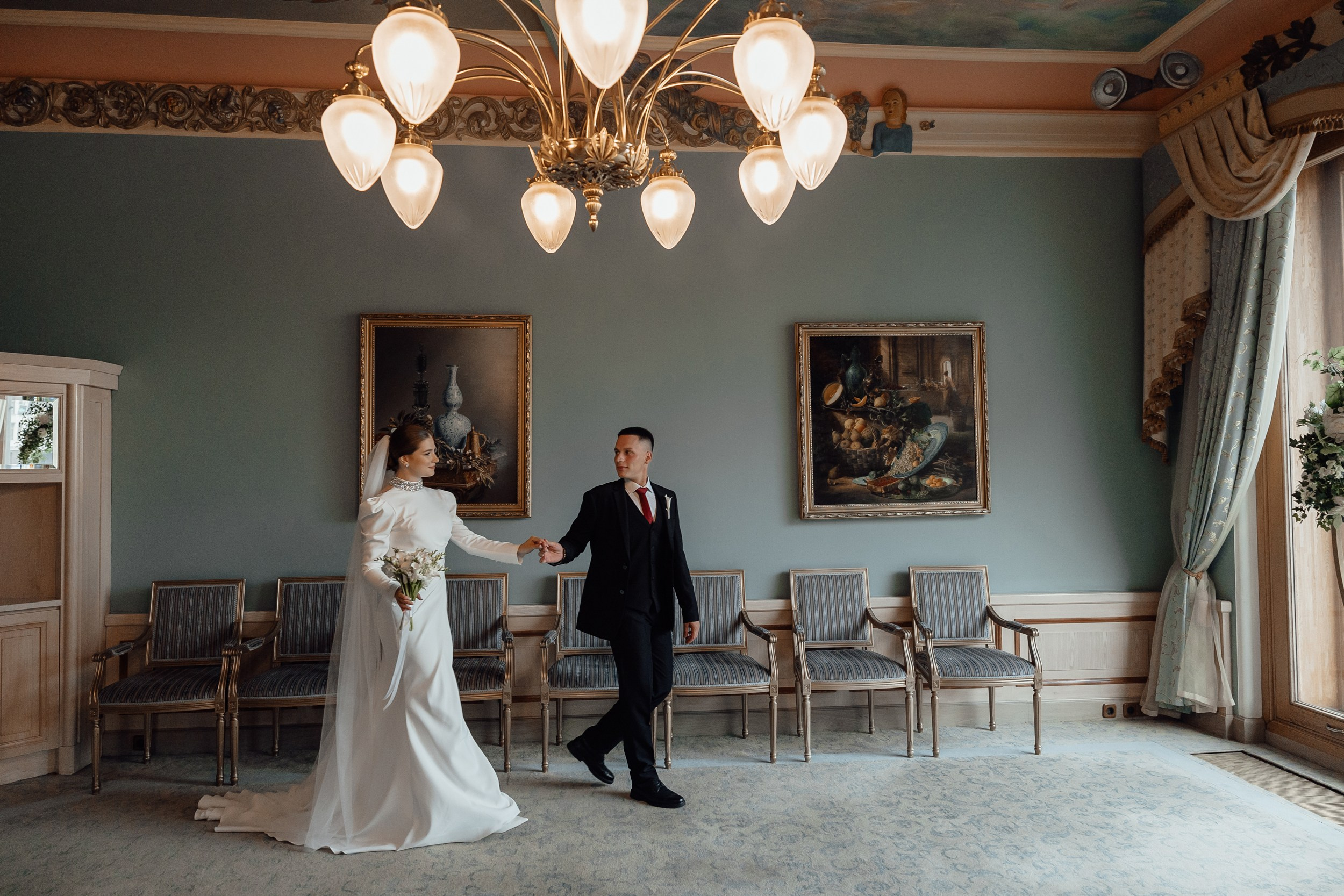 Свадебная фотосессия в гостинице Националь