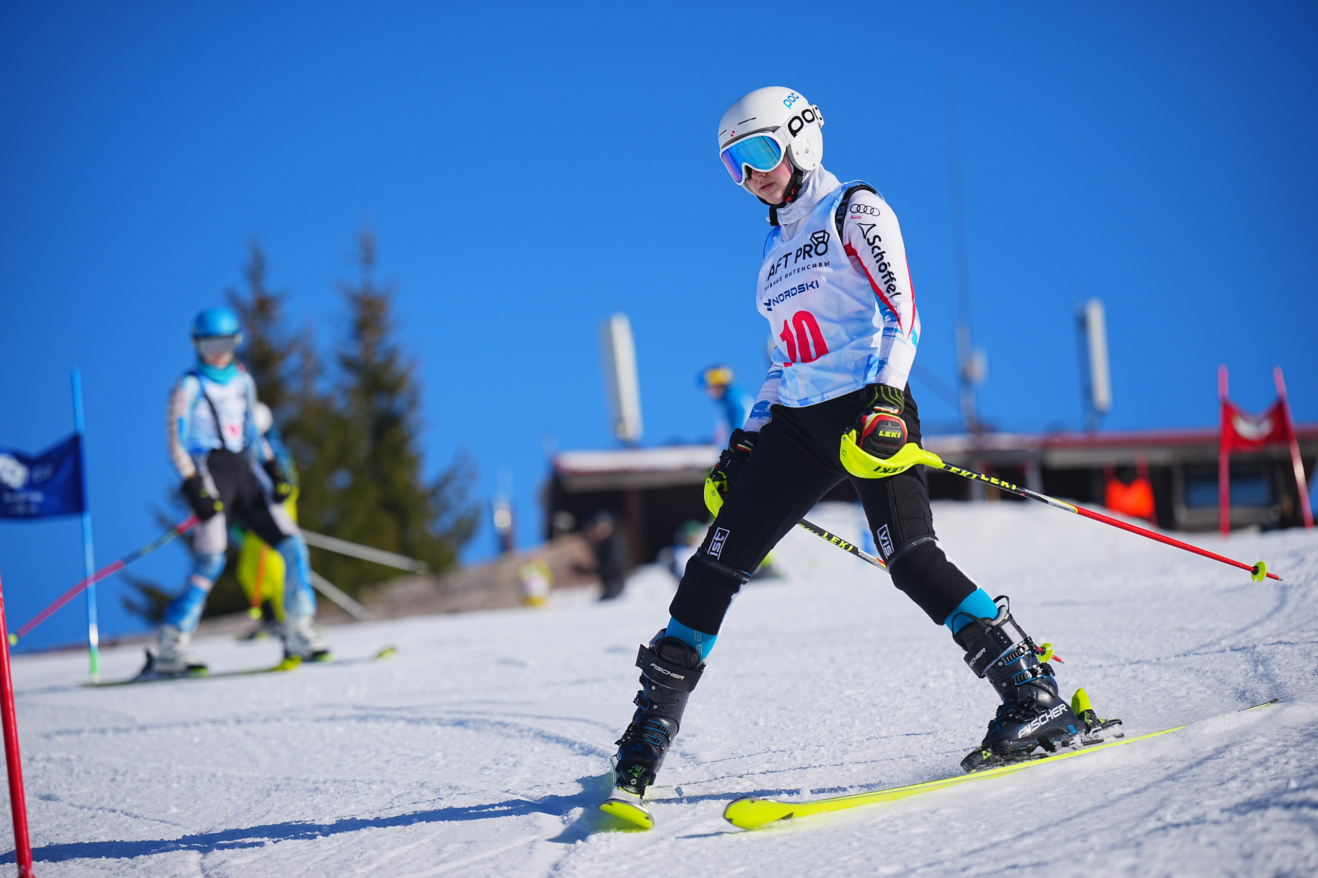 Шуколово. Открытое Первенство МФТИ по горным лыжам. GS, Telemark, 2024. Фотограф Студитский Евгений