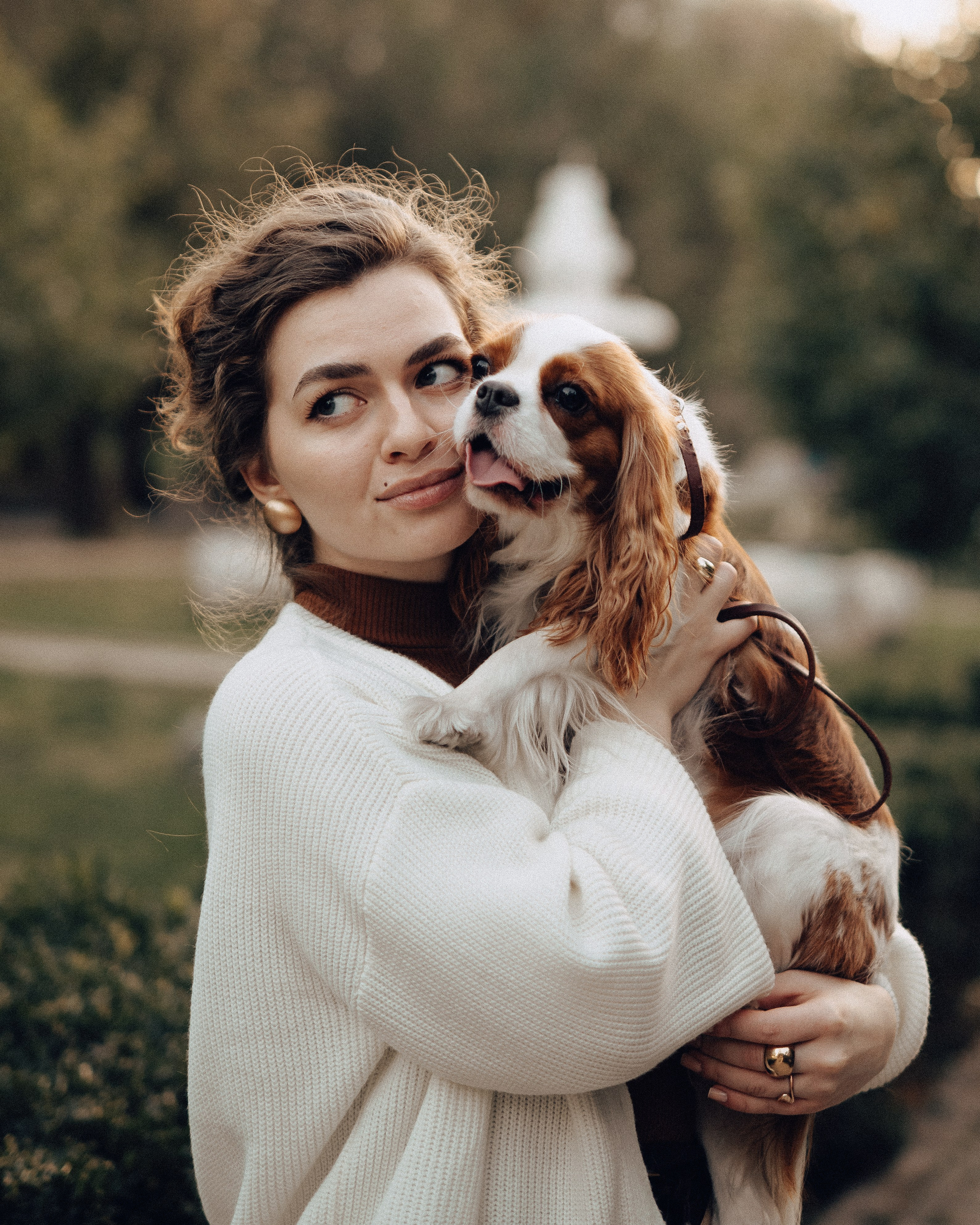 Осенняя фотосессия с собачкой