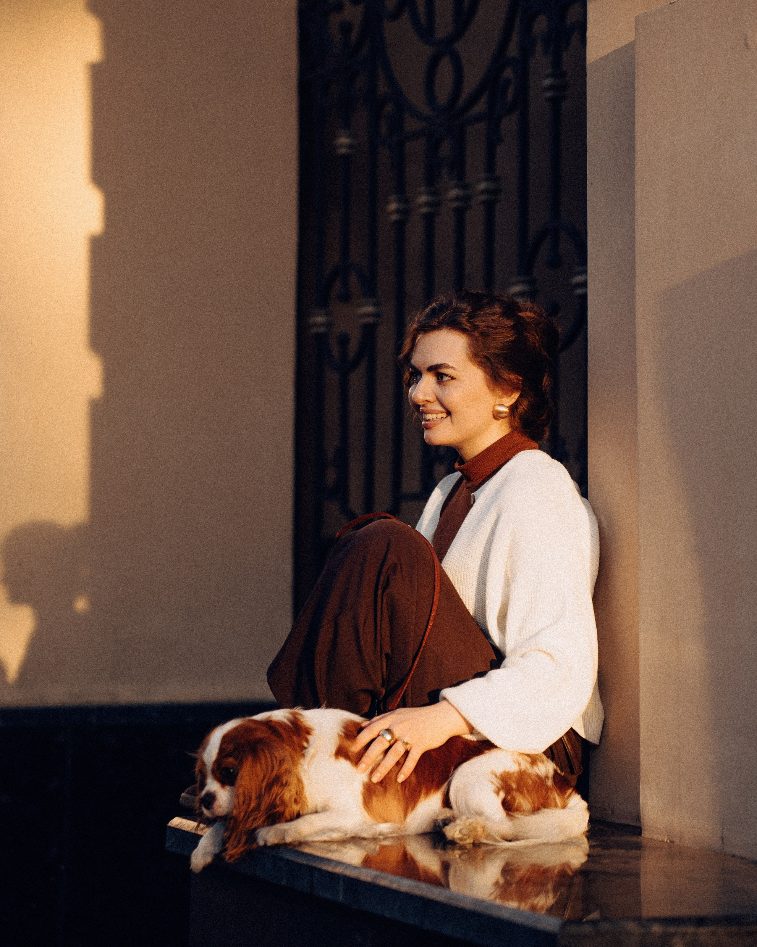 Осенняя фотосессия с собачкой