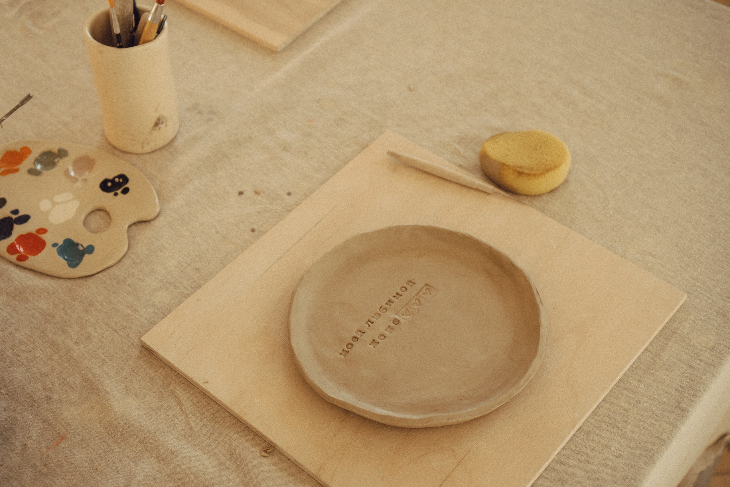 Любовь в студии лепки. Профессиональный фотограф, Санкт-Петербург — Виктория Богомолова