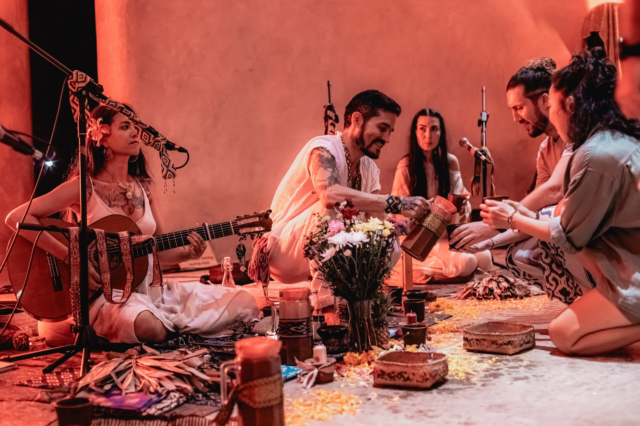 Cacao ceremony Full moon jan w Juan. Mariam Bagdasaryan