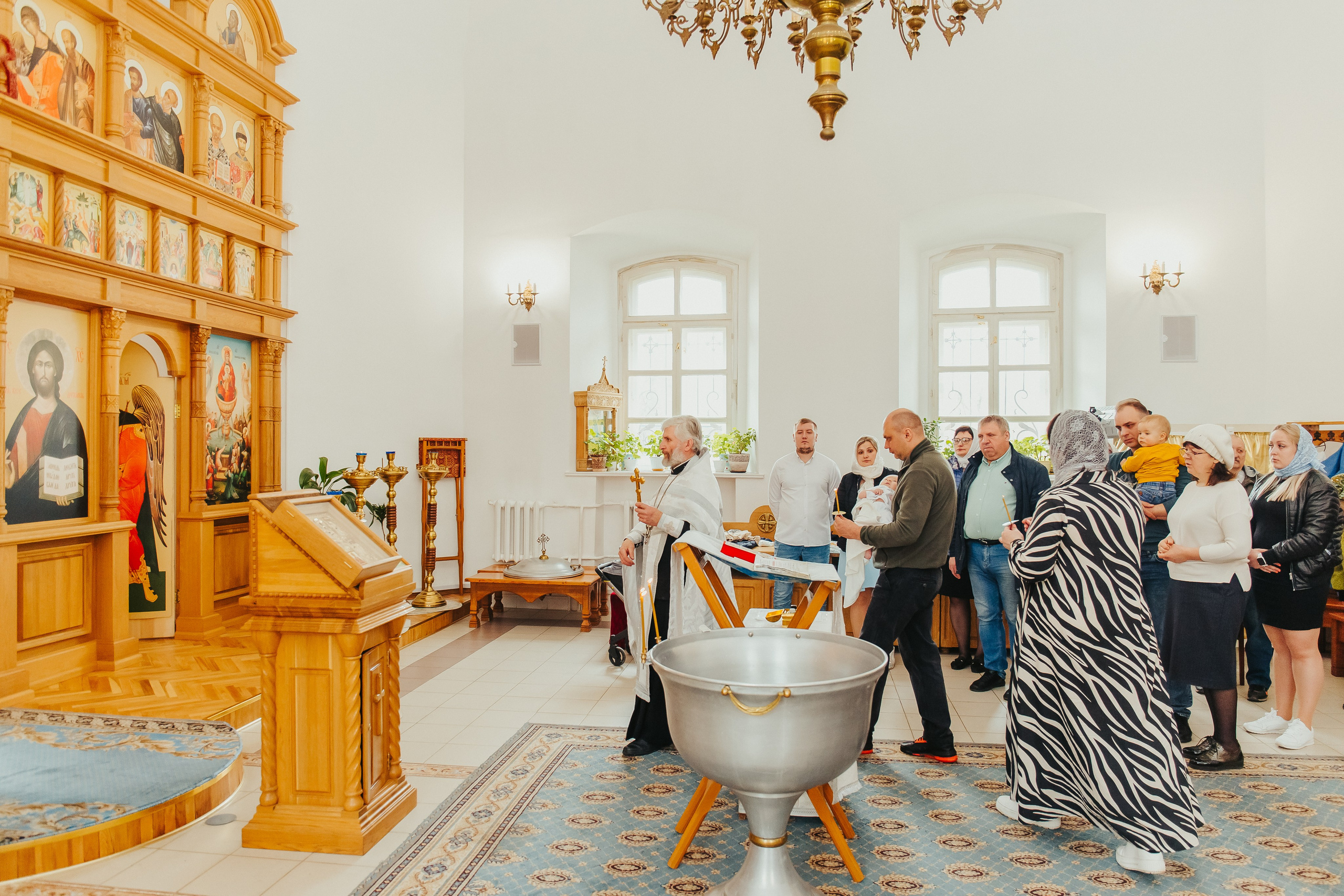 Фотосъемка крещения ребенка. Фотограф новорожденных и детский в Сергиевом Посаде Кругликова Юлия