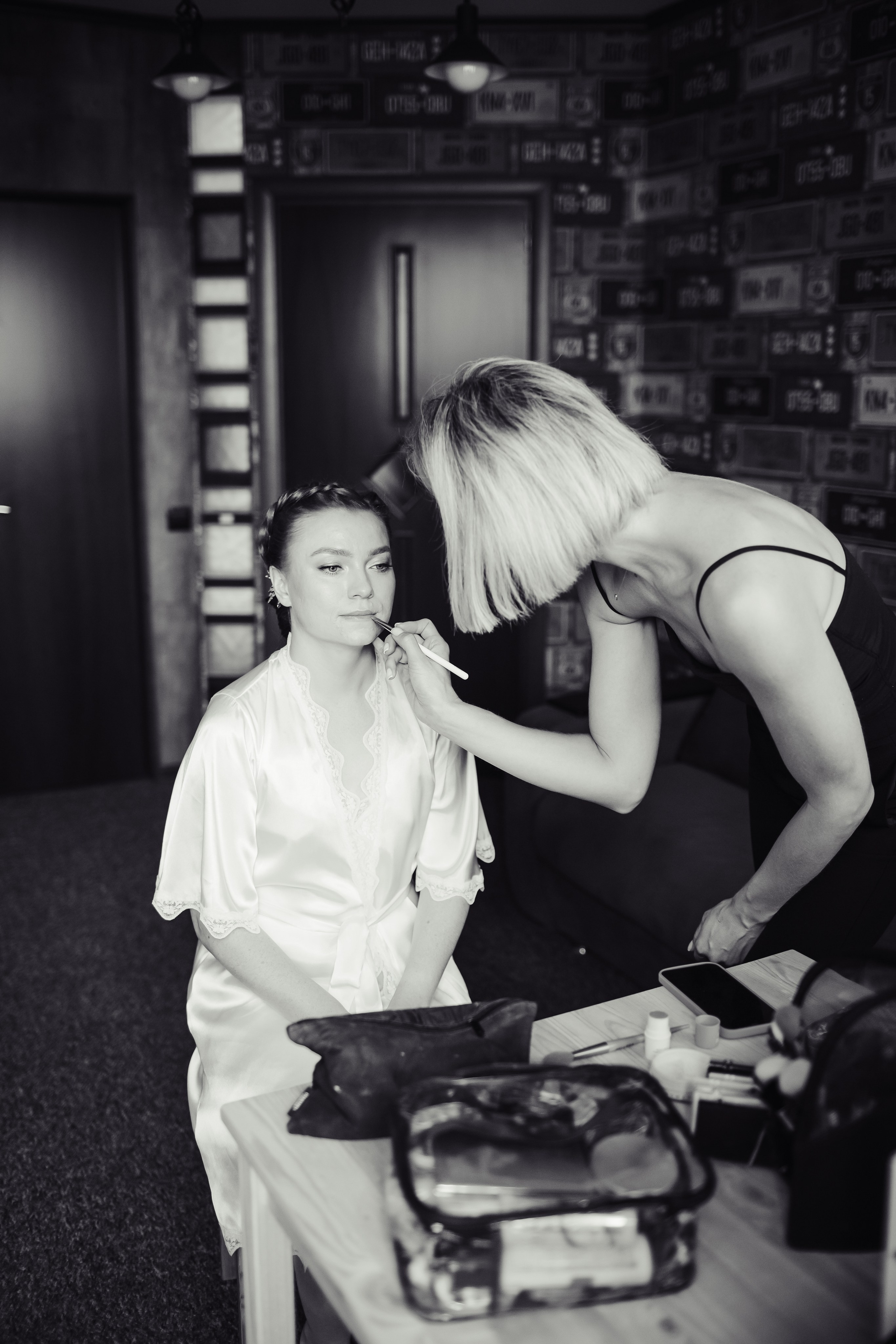 Евгения и Илья ЧБ. Свадебный фотограф в Москве Екатерина Огарская