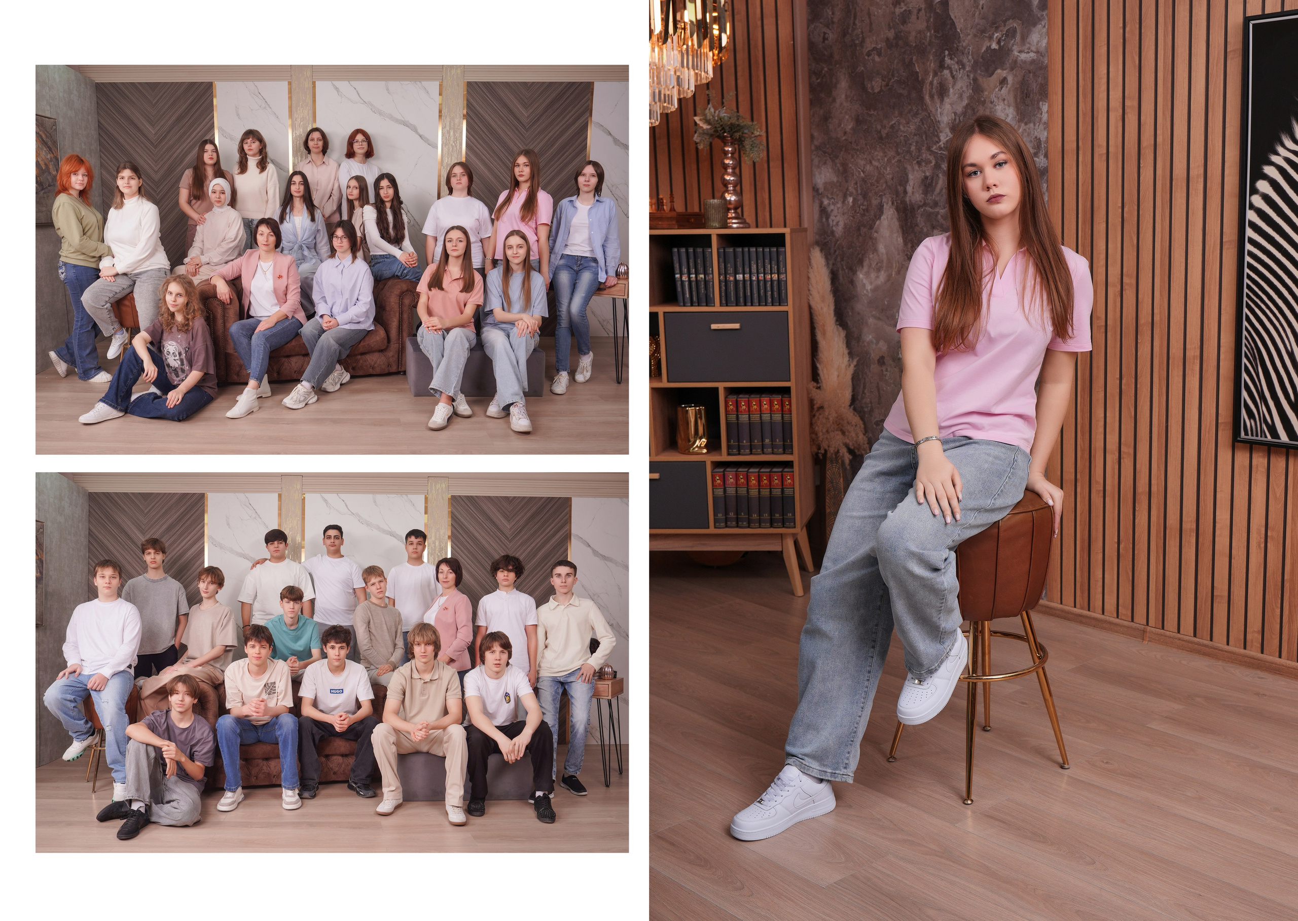 ШКОЛА 105 9 В. Красивый выпускной альбом в Краснодаре