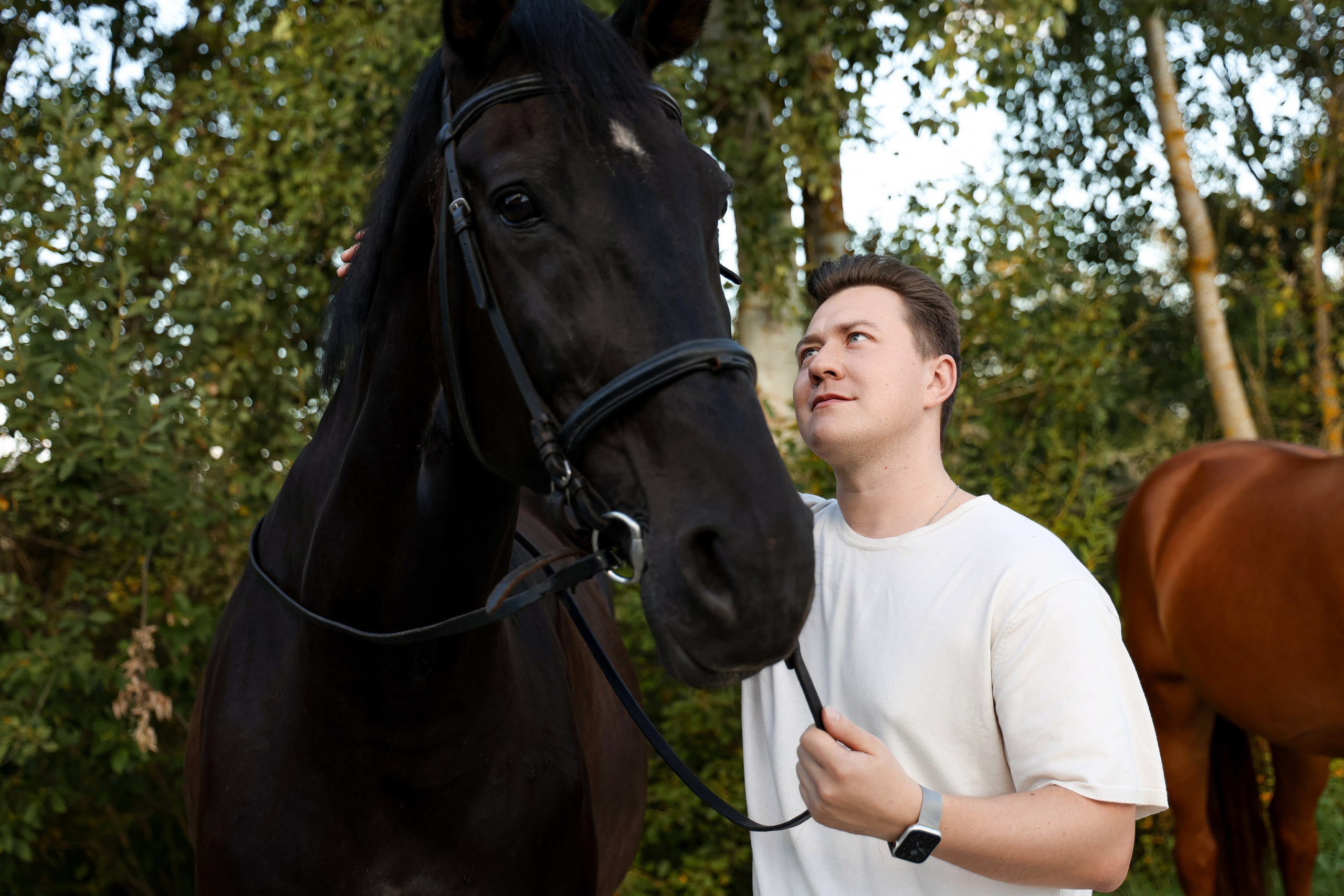 Валентин & Валерия. Конная прогулка. Свадебный и Event фотограф в Москве Бажина Ирина