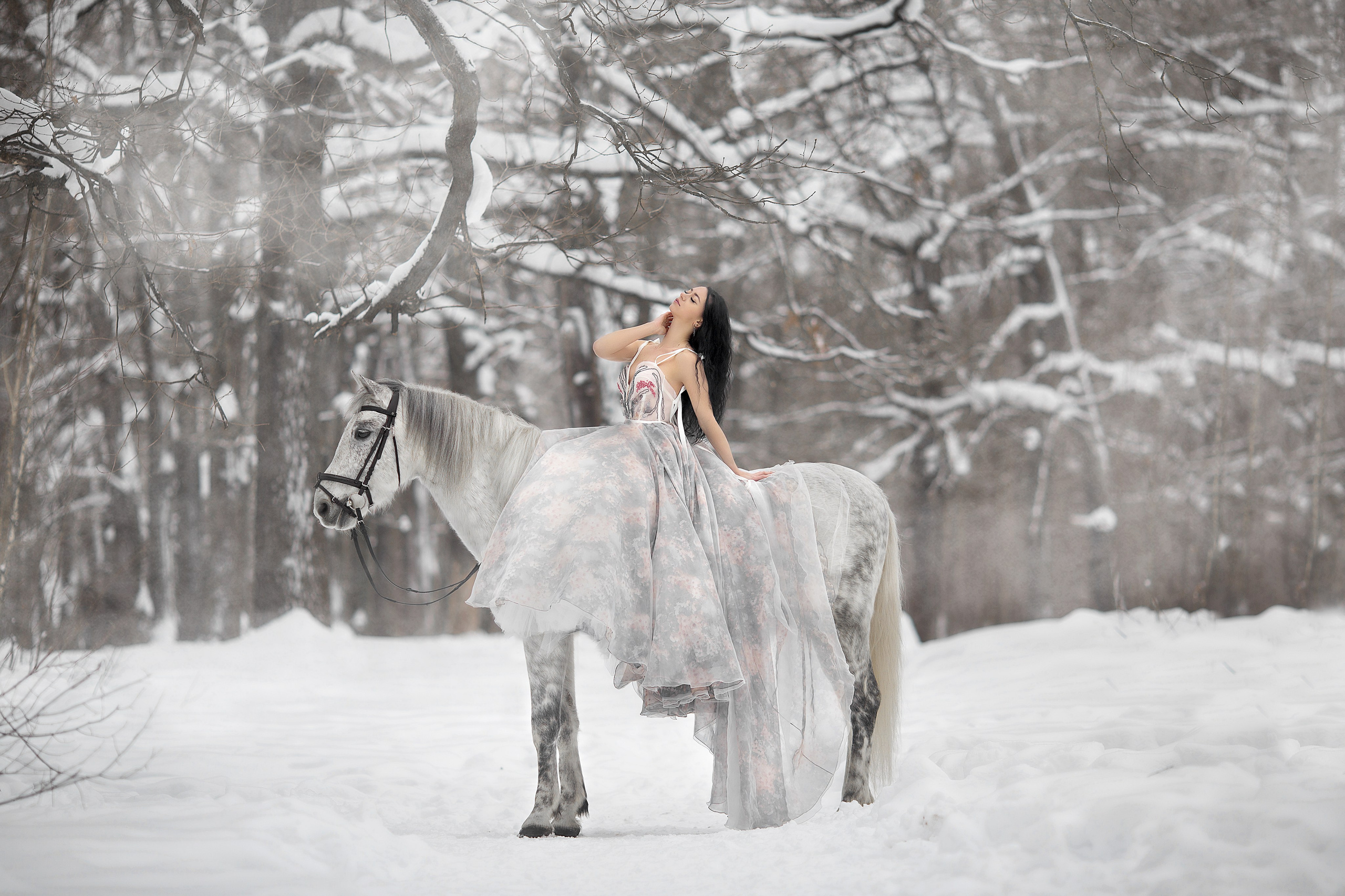 Фотосессия Надежды и ее конелюбимчика. Фотосессия с лошадьми в Нижнем Новгороде