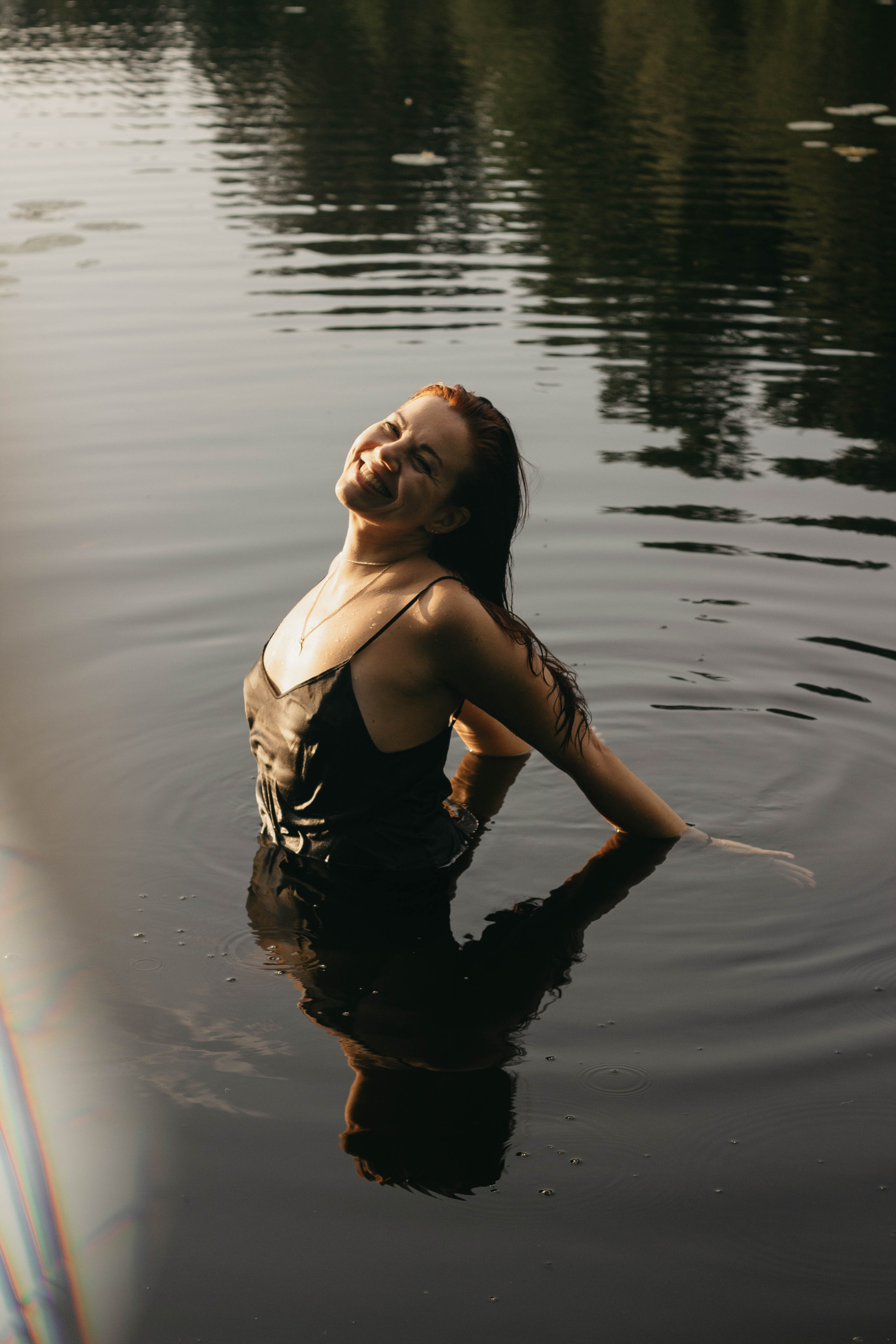 Маша. Закат. Озеро. Фотограф в Санкт-Петербурге Головина Анастасия