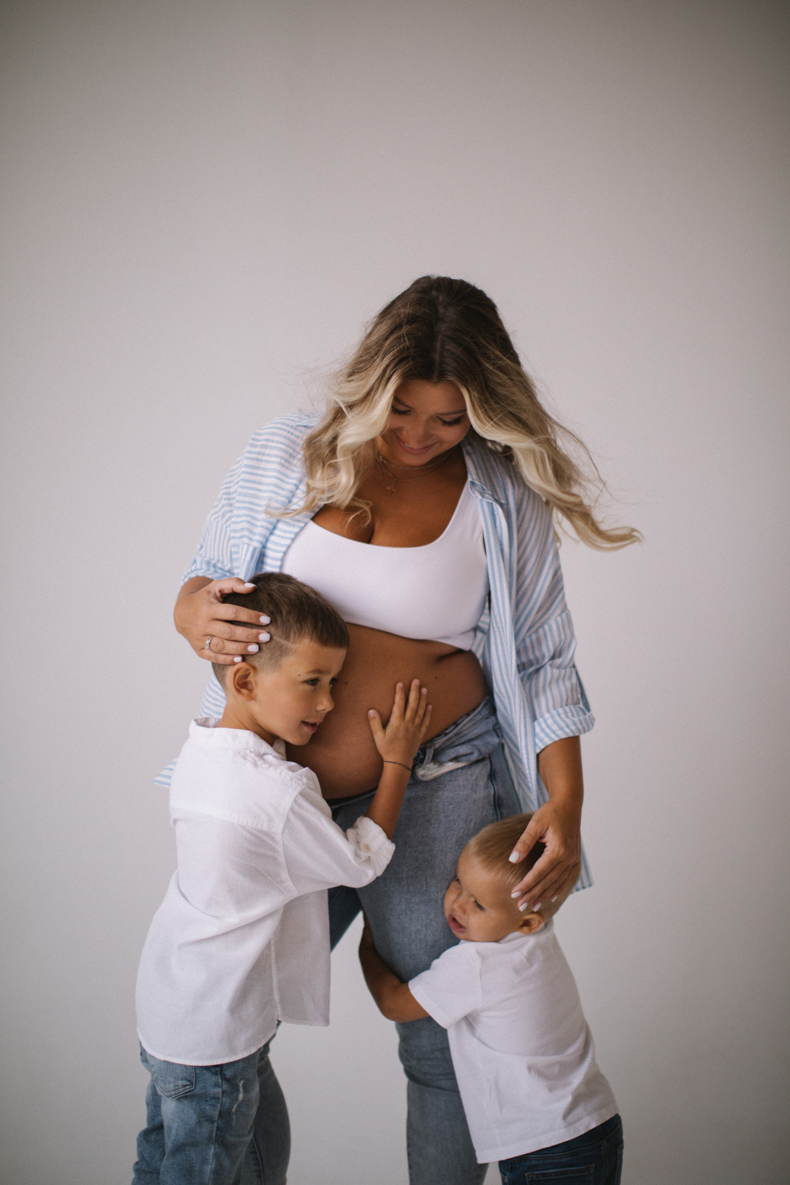 Катя со своими мужчинами🤍. Фотограф в Нижнем Новгороде