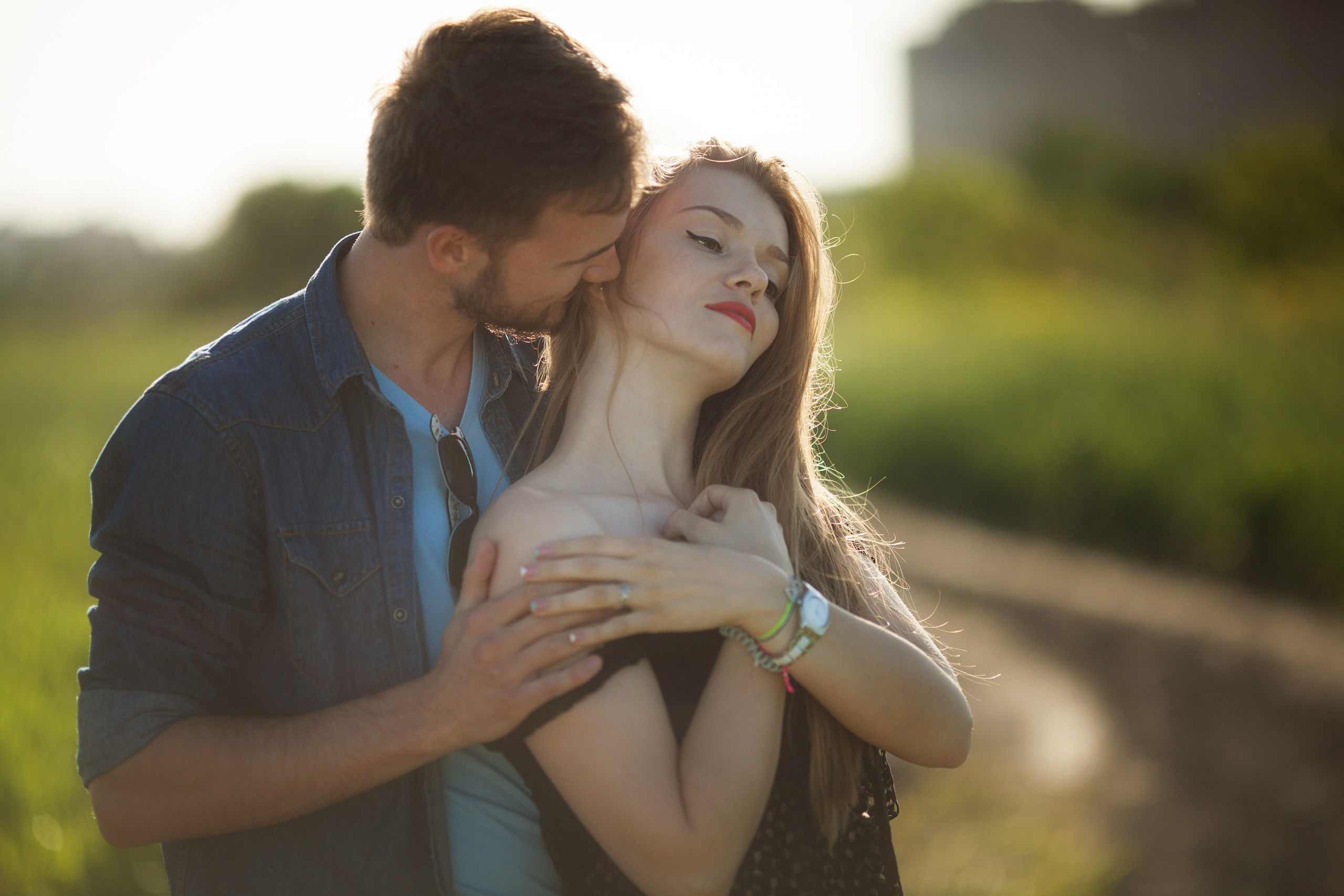 Сергей, Евгения и мотоцикл. Семейный и детский фотограф в Краснодаре Брусилова Марина