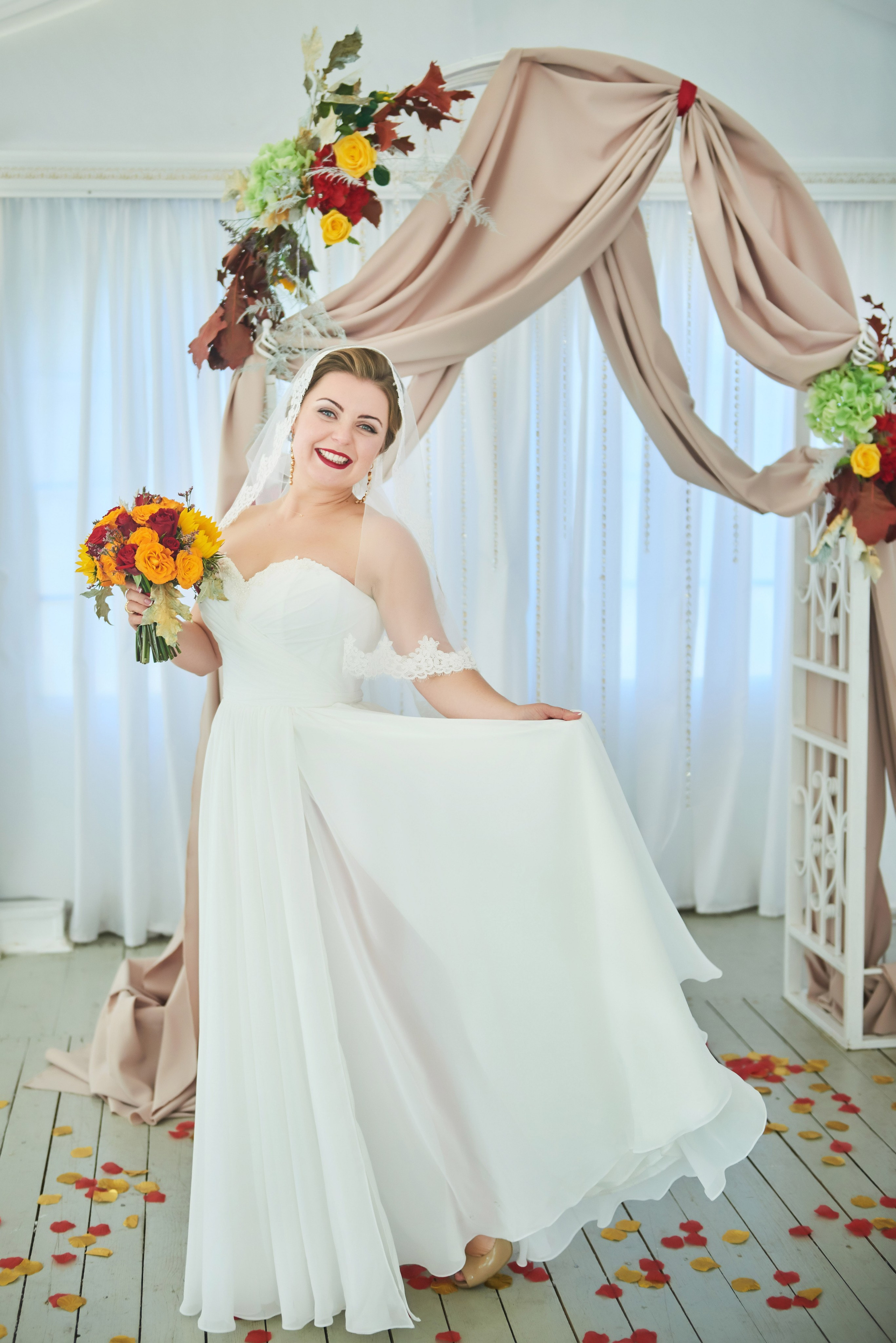 Анна и Сергей (фотосессия в Иваново Подворье). Портретный, семейный и свадебный фотограф в Санкт-Петербурге и в Пушкине Ширяев Денис