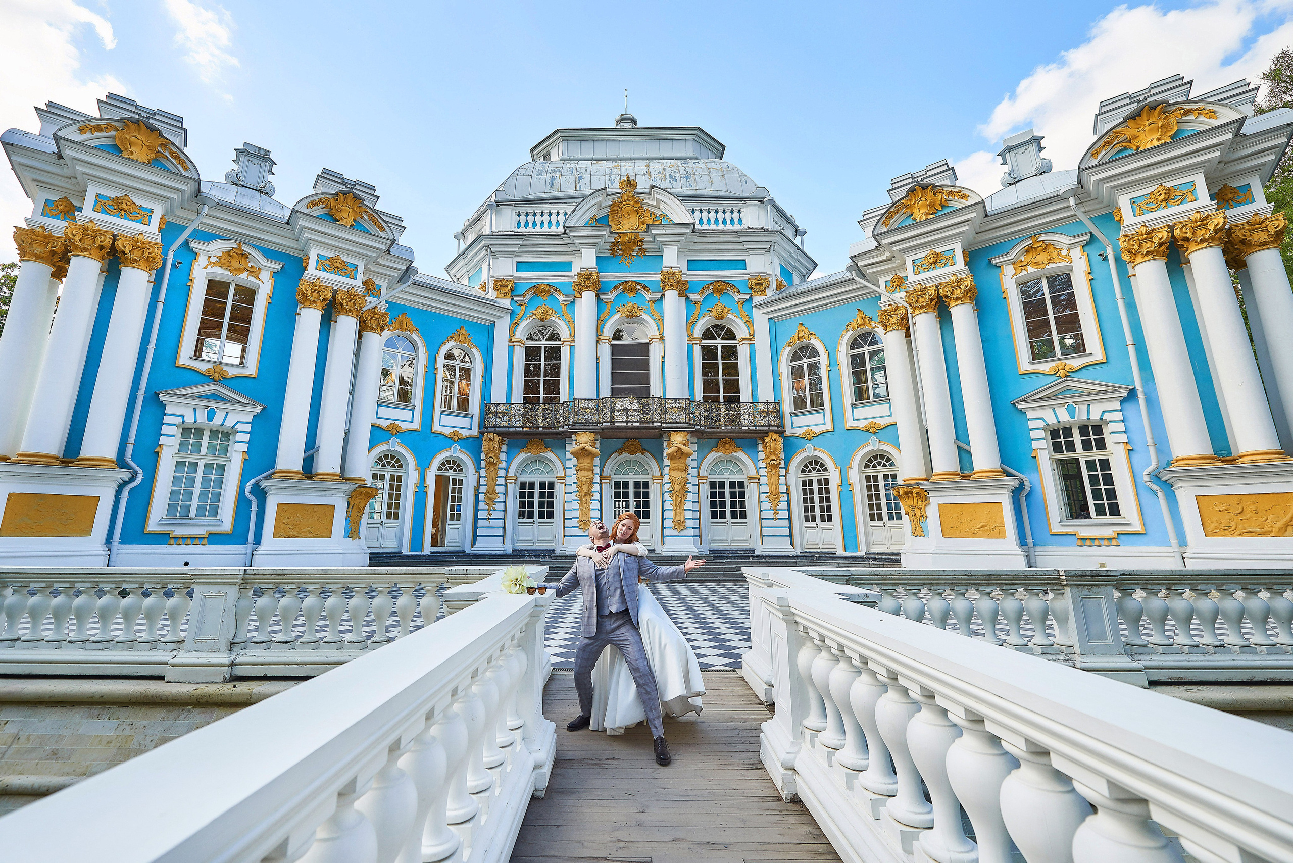 Красивейшая свадебная прогулка для проведения фотосессии своей свадьбы по Екатерининскому парку в Пушкине Наталии и Александра. Портретный, семейный и свадебный фотограф в Санкт-Петербурге и в Пушкине Ширяев Денис