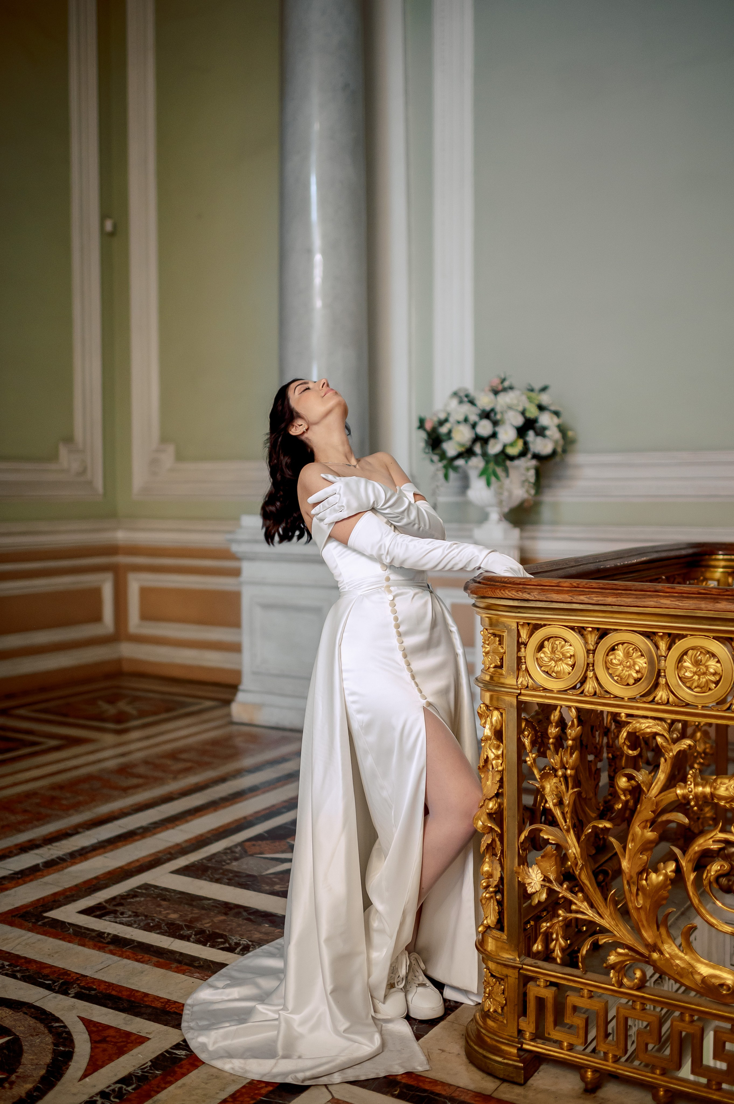 Камерная свадьба в Первом Дворце Бракосочетания №1 на Английской набережной Яны и Евгения. Портретный, семейный и свадебный фотограф в Санкт-Петербурге и в Пушкине Ширяев Денис