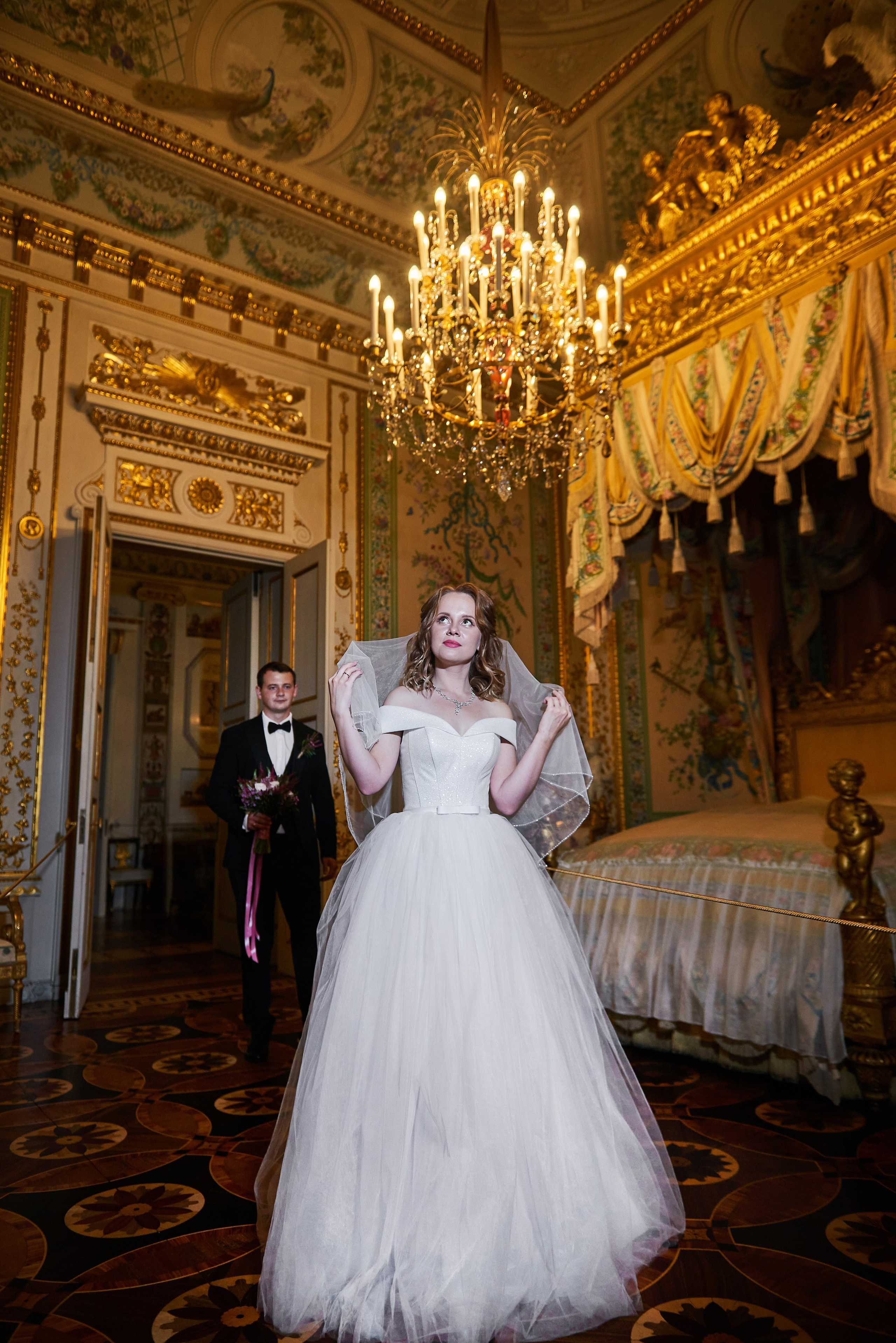 Екатерина и Александр (свадебная фотосессия в Павловском Дворце). Портретный, семейный и свадебный фотограф в Санкт-Петербурге и в Пушкине Ширяев Денис
