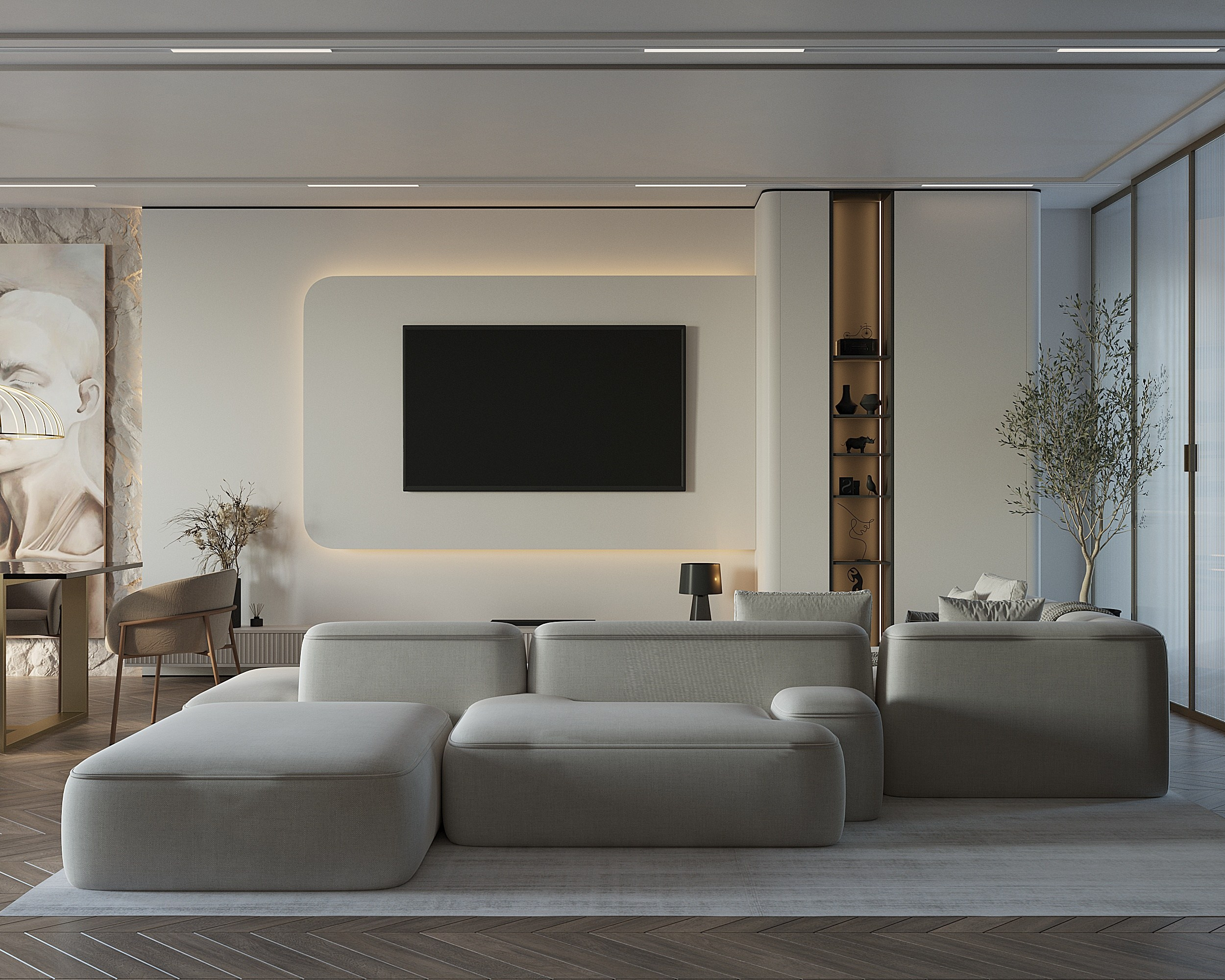 Галерея Чижова апартаменты. Kich.design