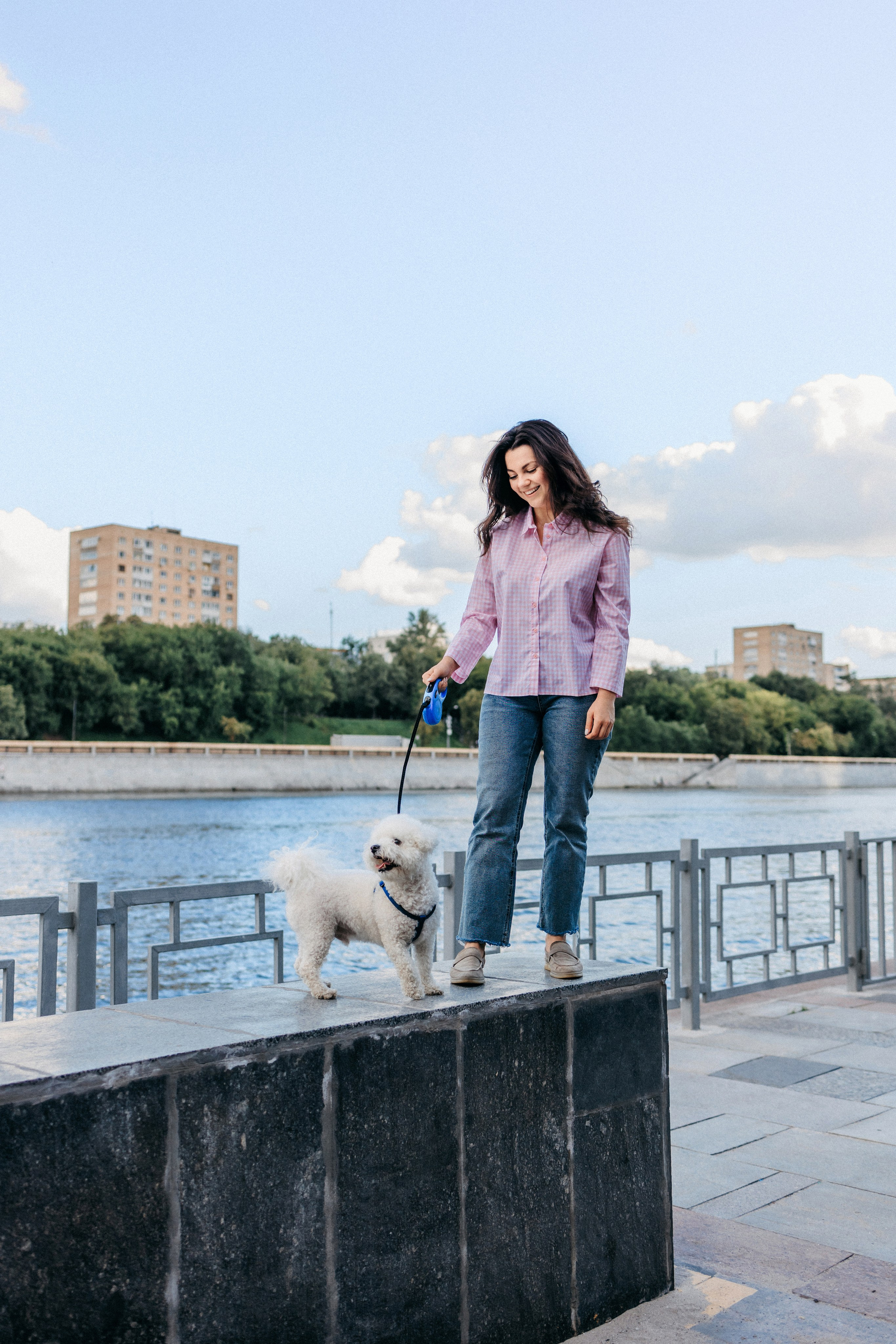 Марина, Данил и Бруно. Фотограф-анималист Елена Радченко, Москва