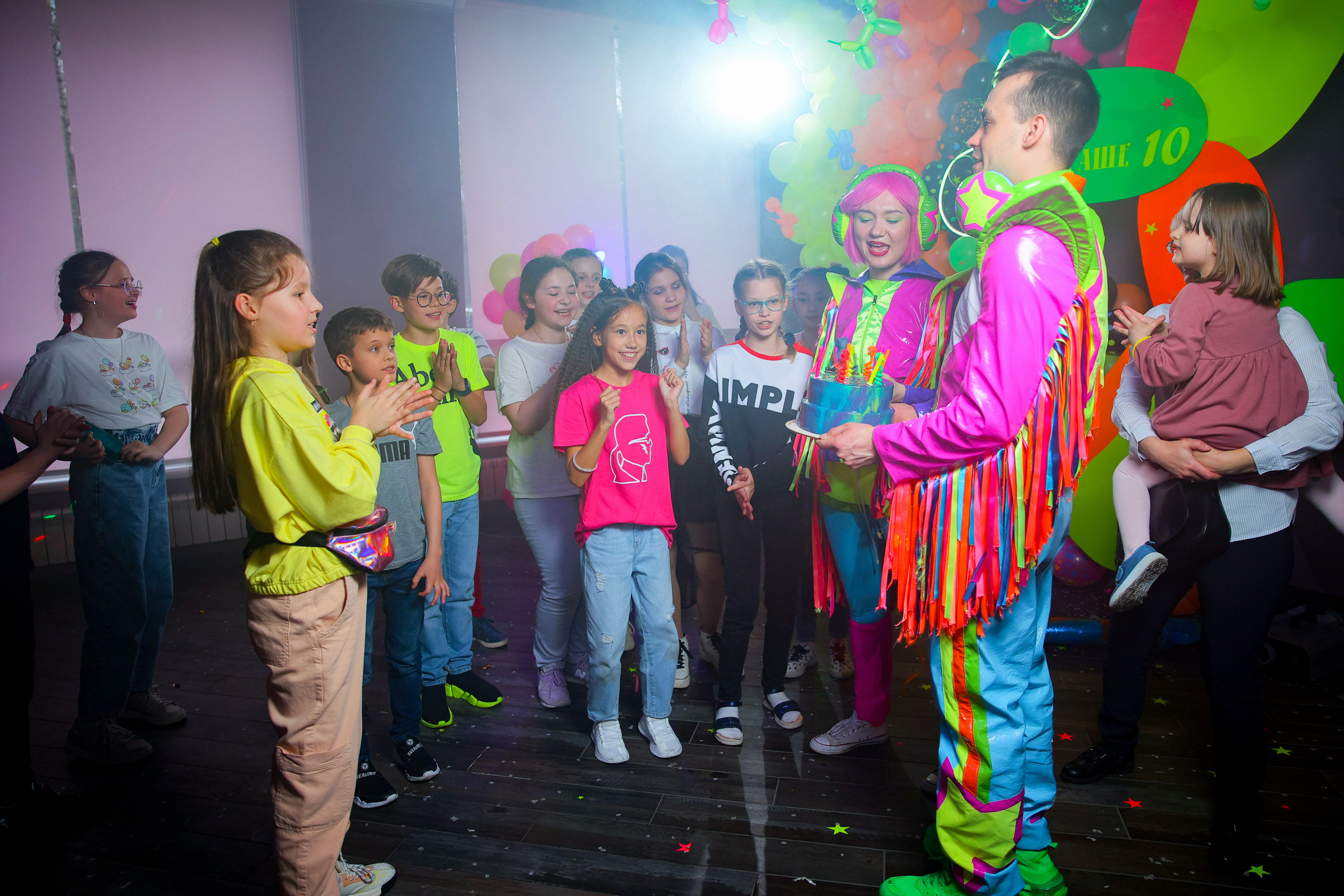 Neon party 10 years. Фотограф Юрий Клим | Москва