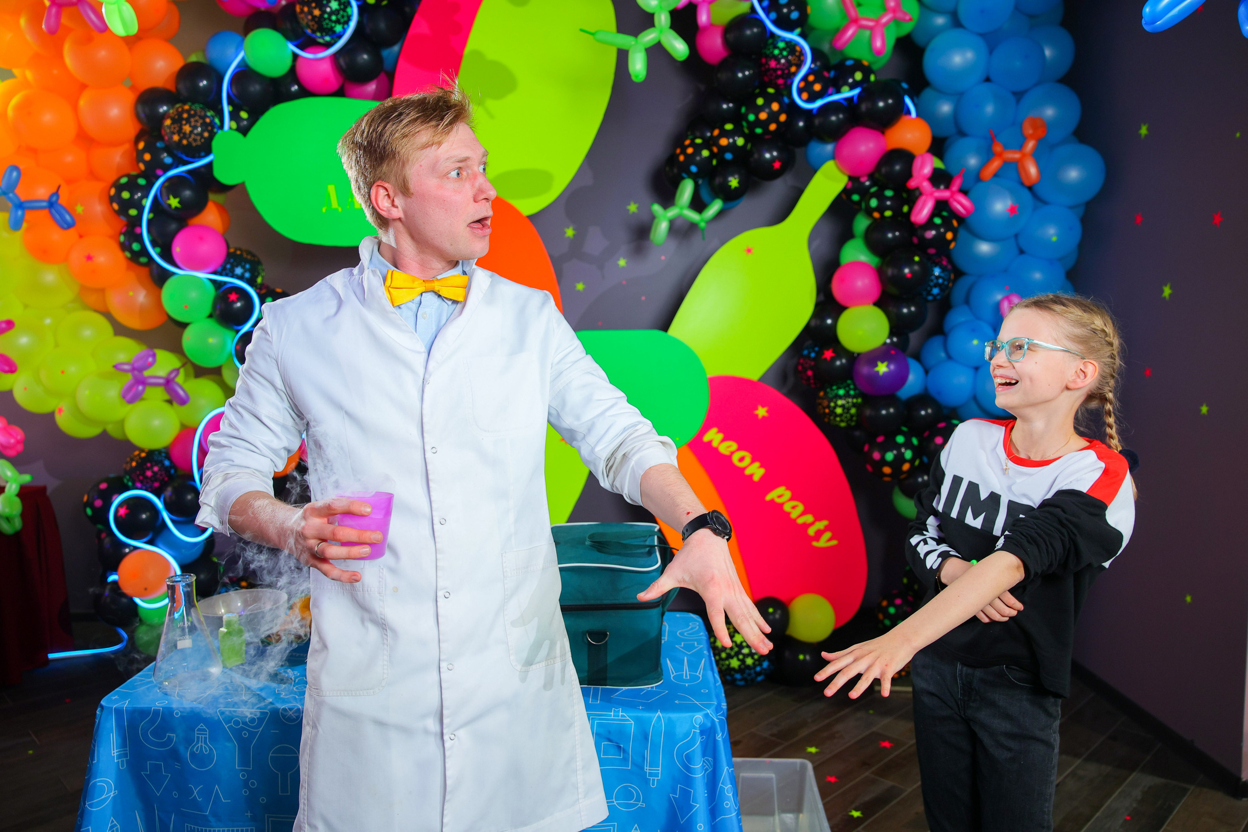 Neon party 10 years. Фотограф Юрий Клим | Москва