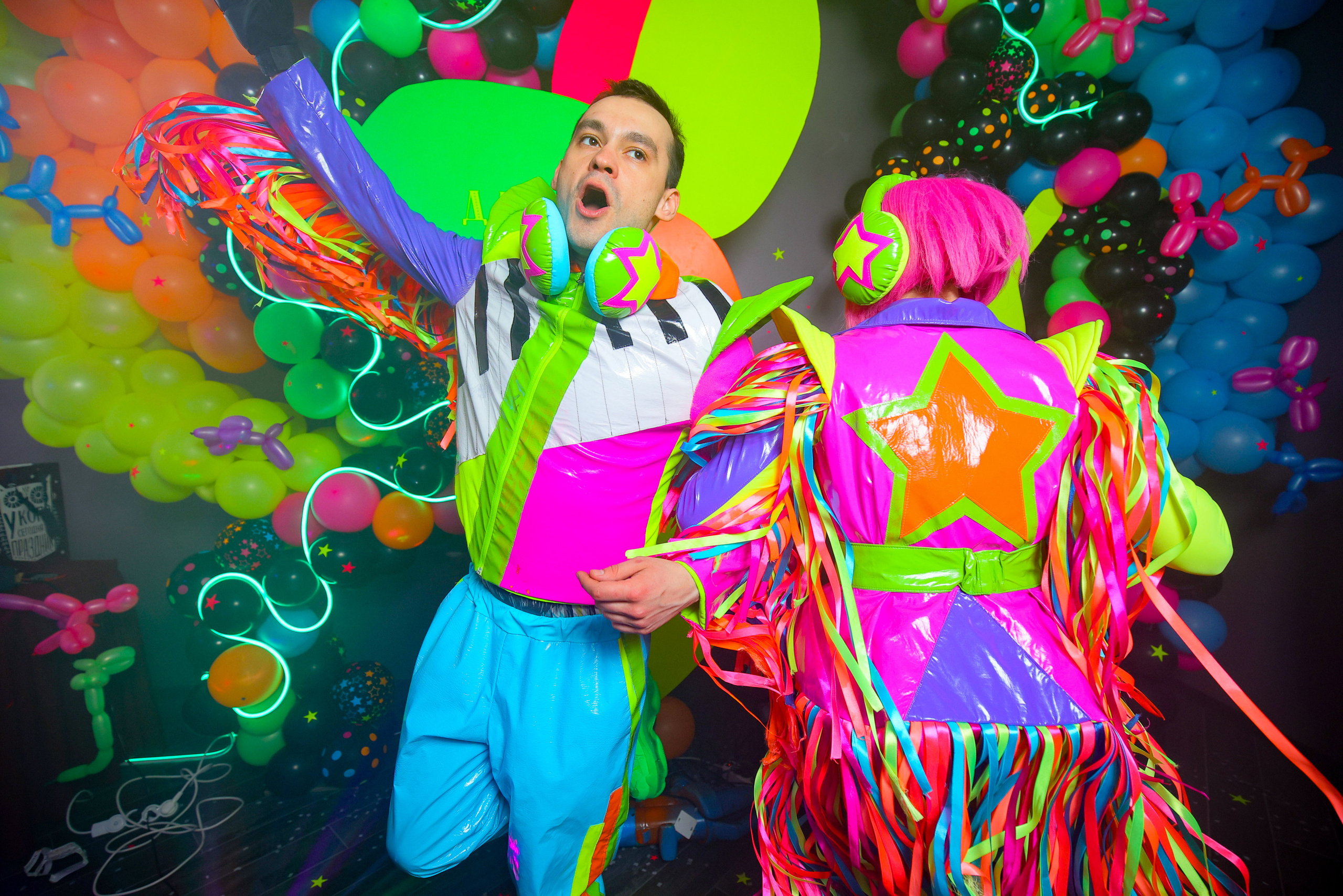 Neon party 10 years. Фотограф Юрий Клим | Москва