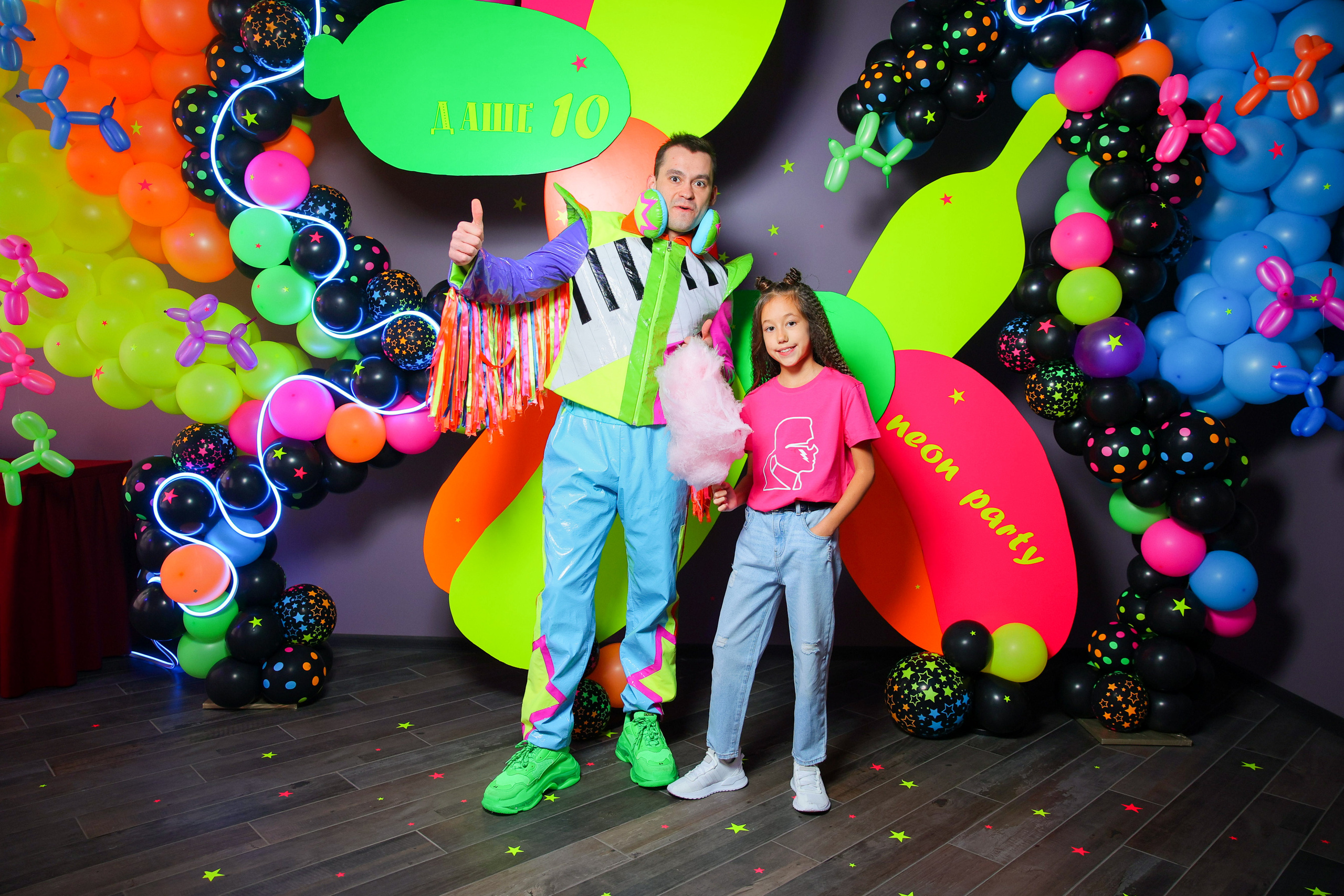 Neon party 10 years. Фотограф Юрий Клим | Москва