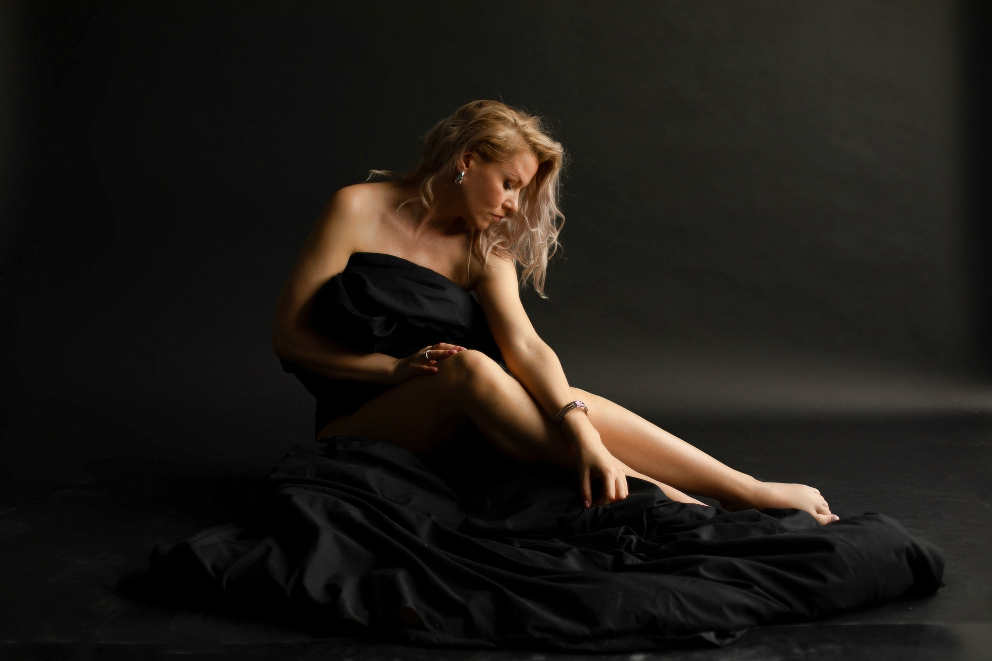 Портрет в низком ключе. Женский Фотограф Ольга Гузь, Санкт-Петербург