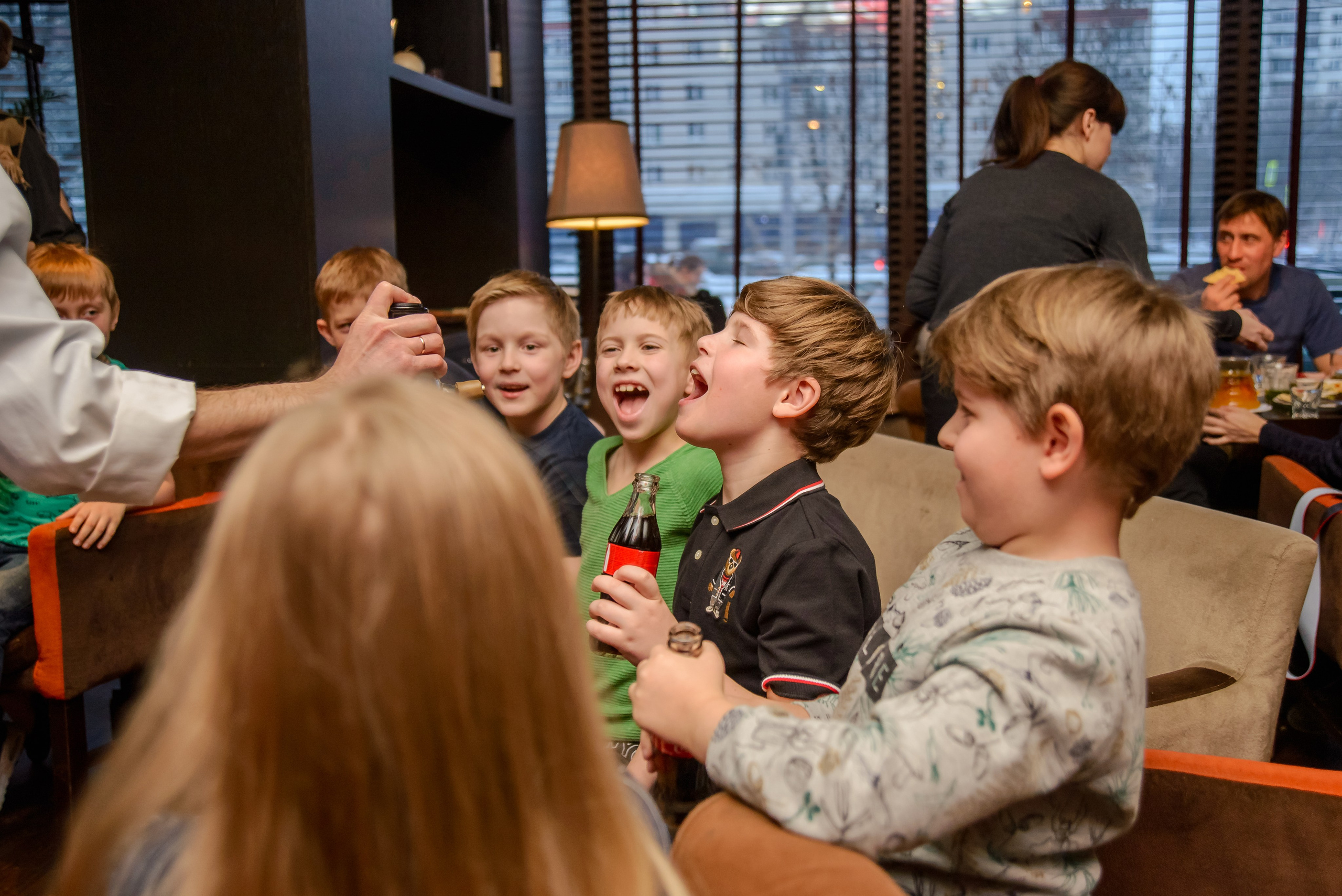 Детский день рождения в ресторане