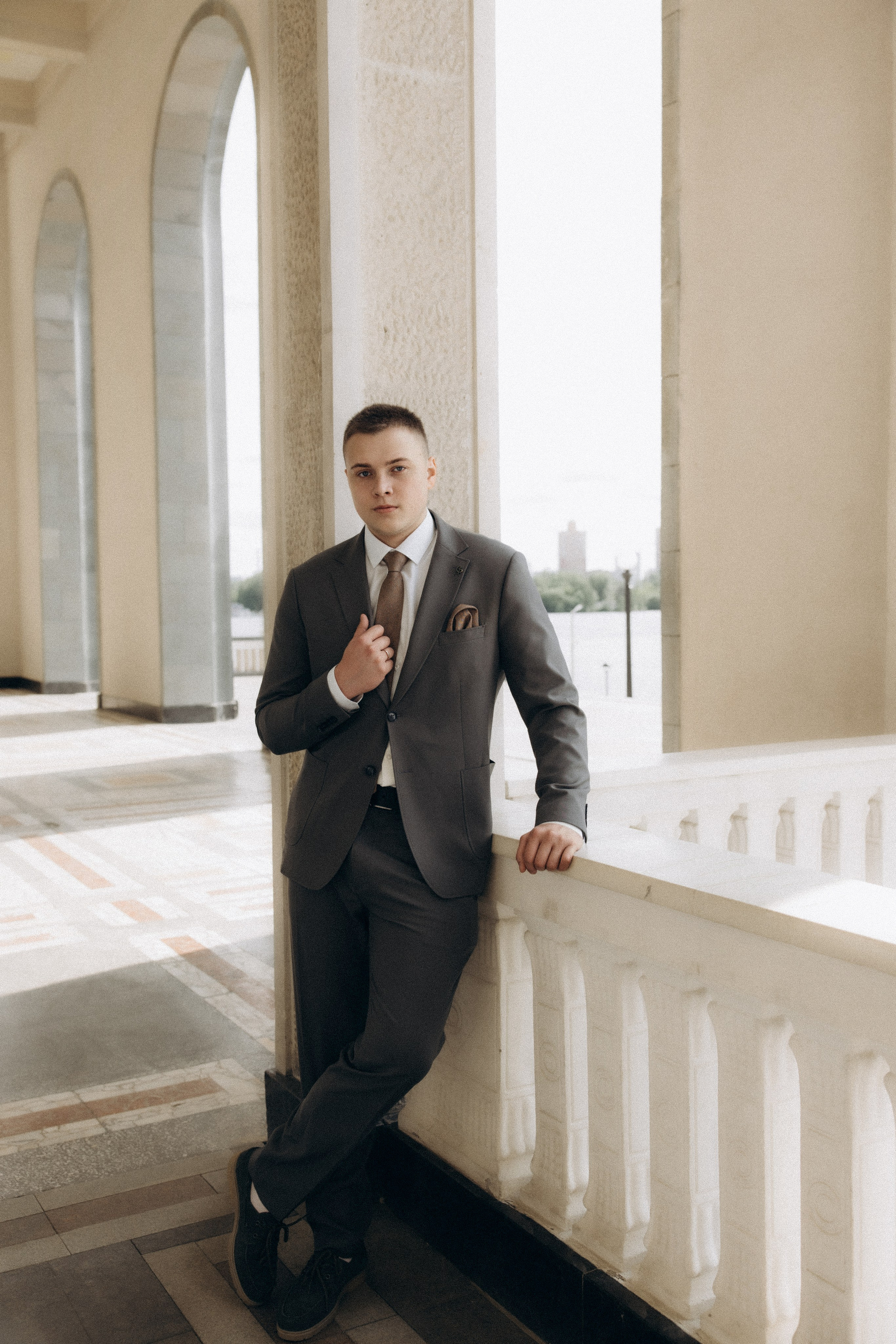 Свадебная фотосессия на Речном вокзале города Москвы