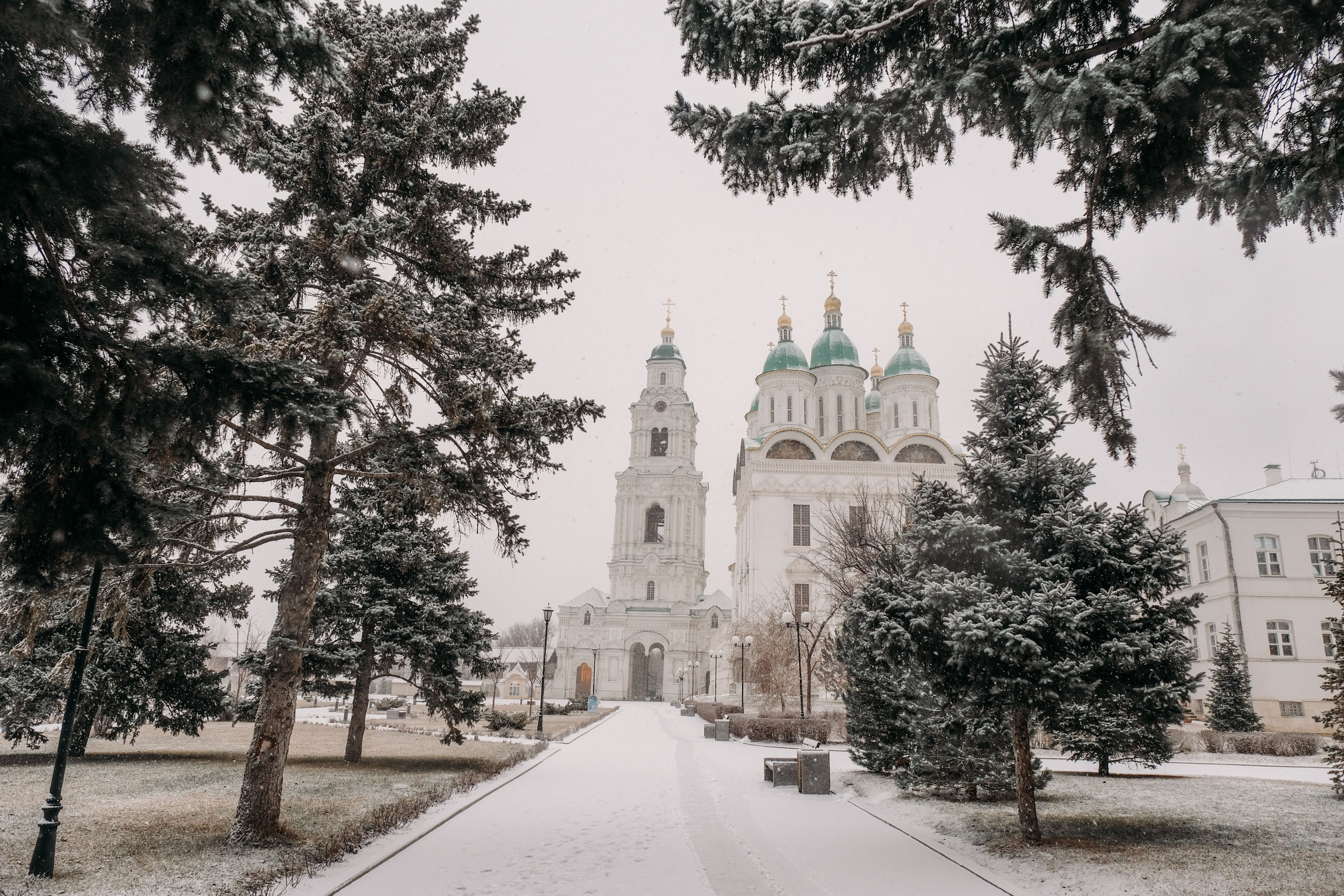 Снегопад. Фотограф Анатолий Деникин